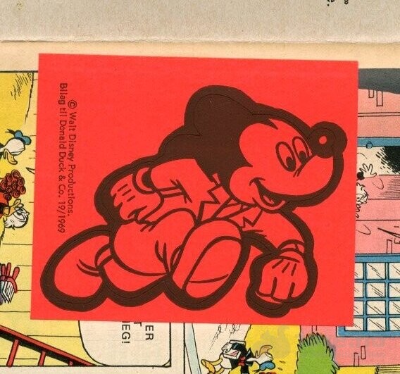 Donald Duck 1969 Nr 19 med klistermerke
