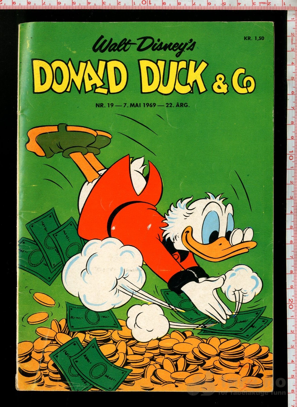 Donald Duck 1969 Nr 19 med klistermerke, bilde 2