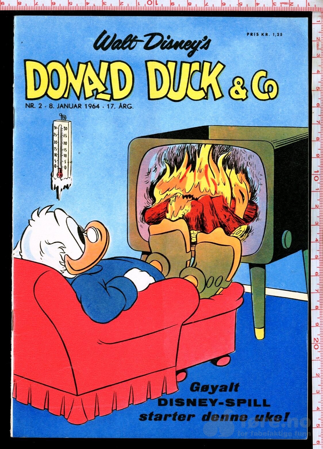 Donald Duck & co 1964 Nr.2 med utbrettsklaff