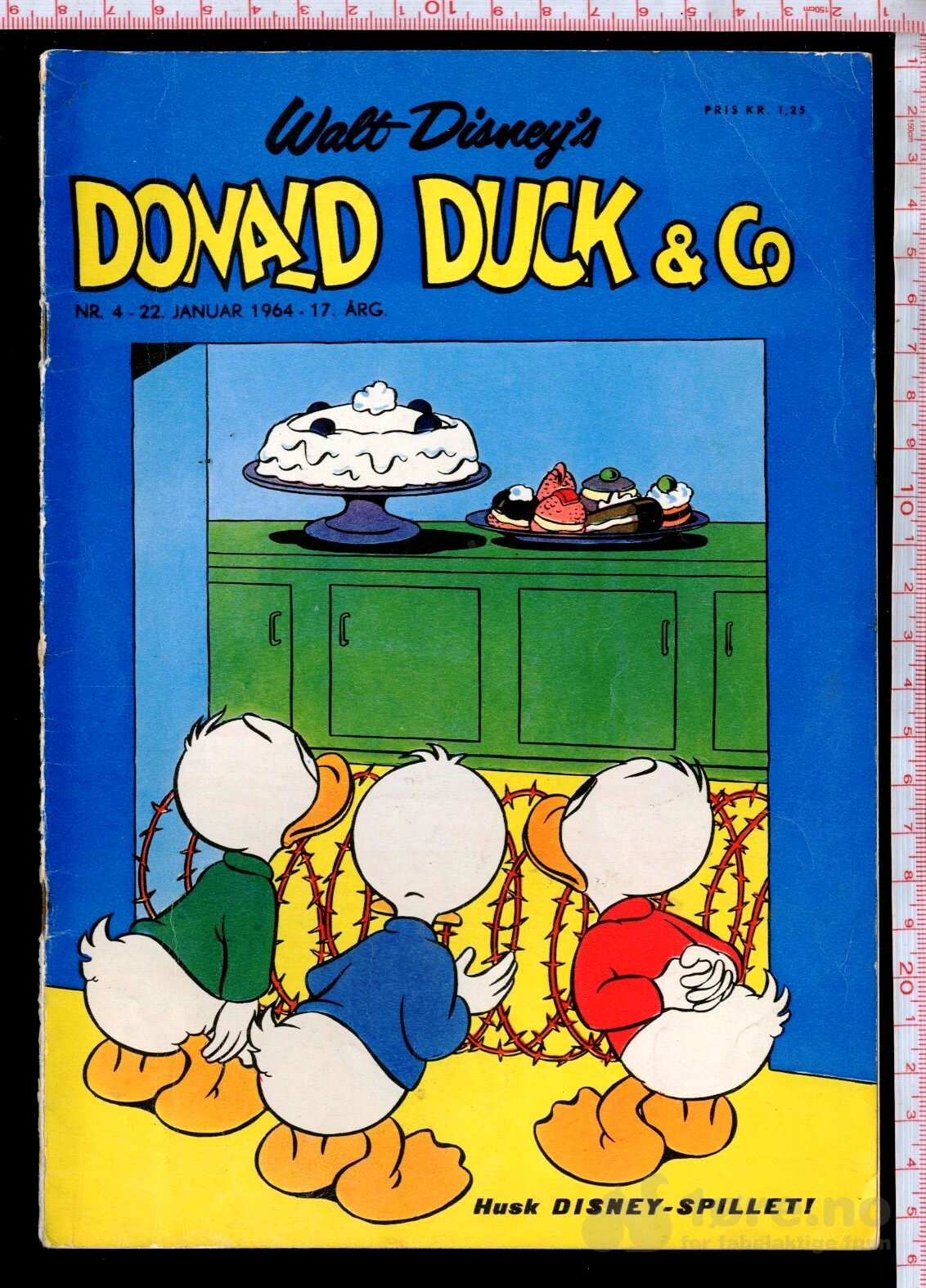 Donald Duck & co 1964 Nr.4 med utbrettsklaff