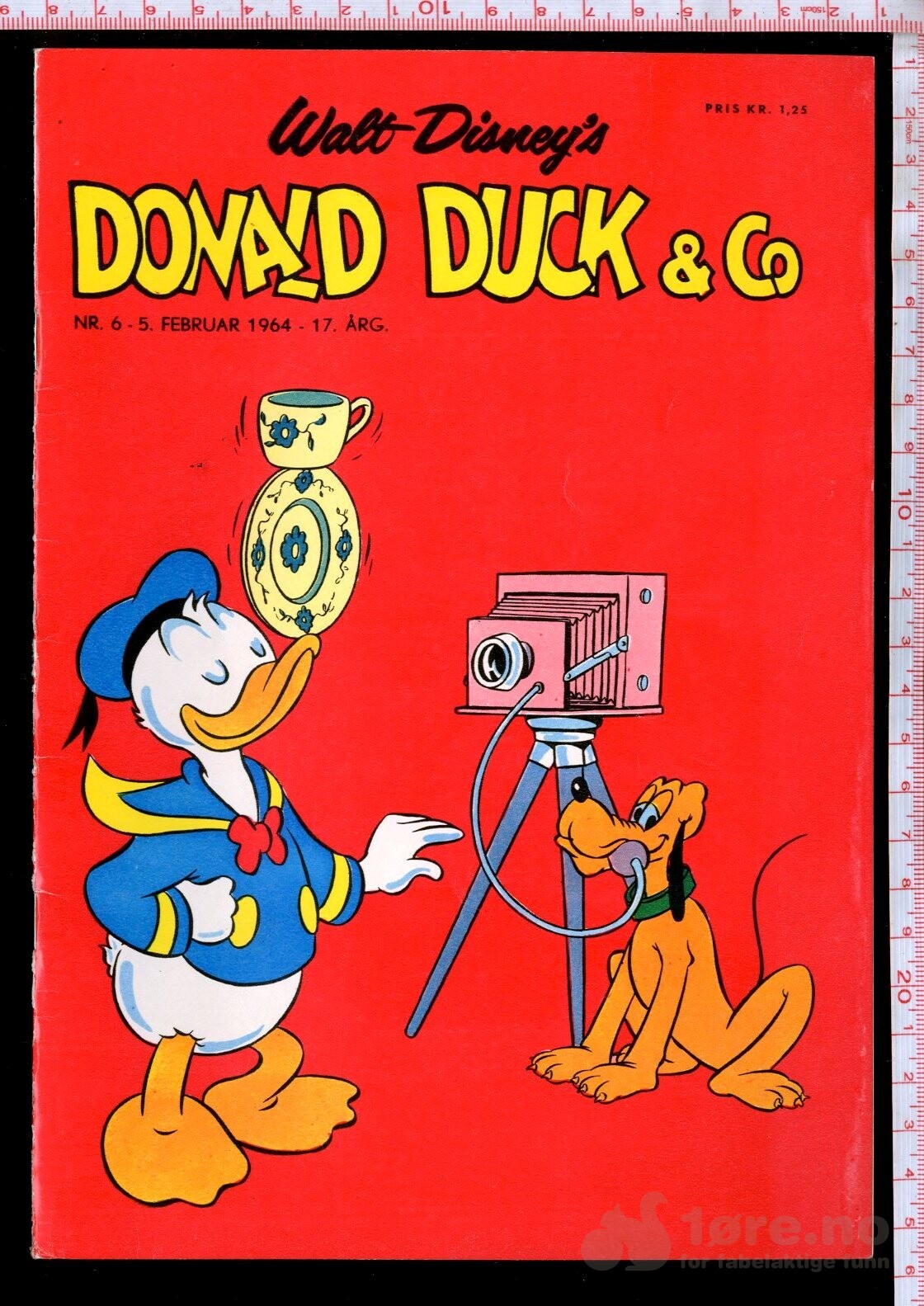 Donald Duck & co 1964 Nr.6 med utbrettsklaff