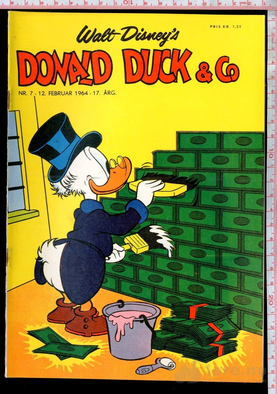 Donald Duck & co 1964 Nr.7 med utbrettsklaff