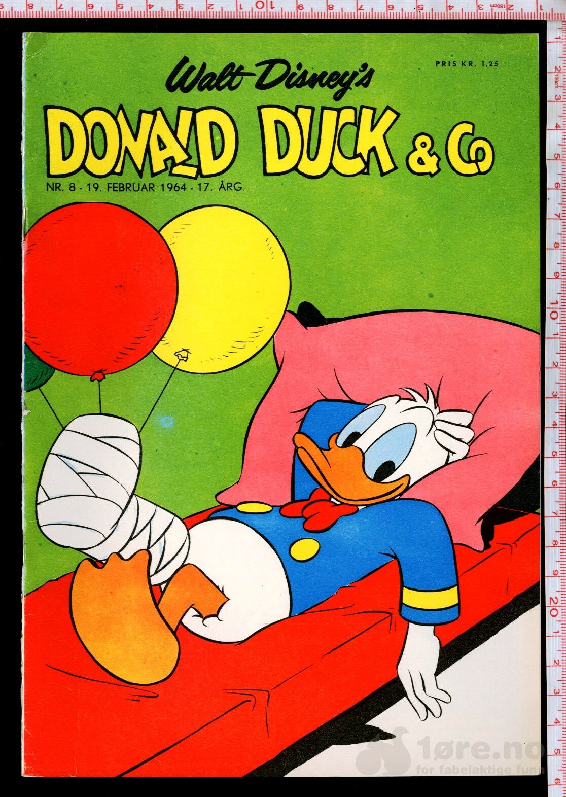 Donald Duck & co 1964 Nr.8 med utbrettsklaff
