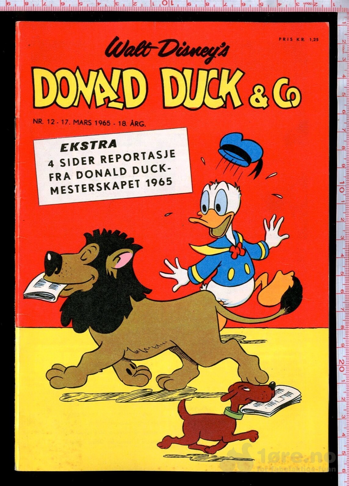 Donald Duck & co  1965 Nr.12  m/bilag