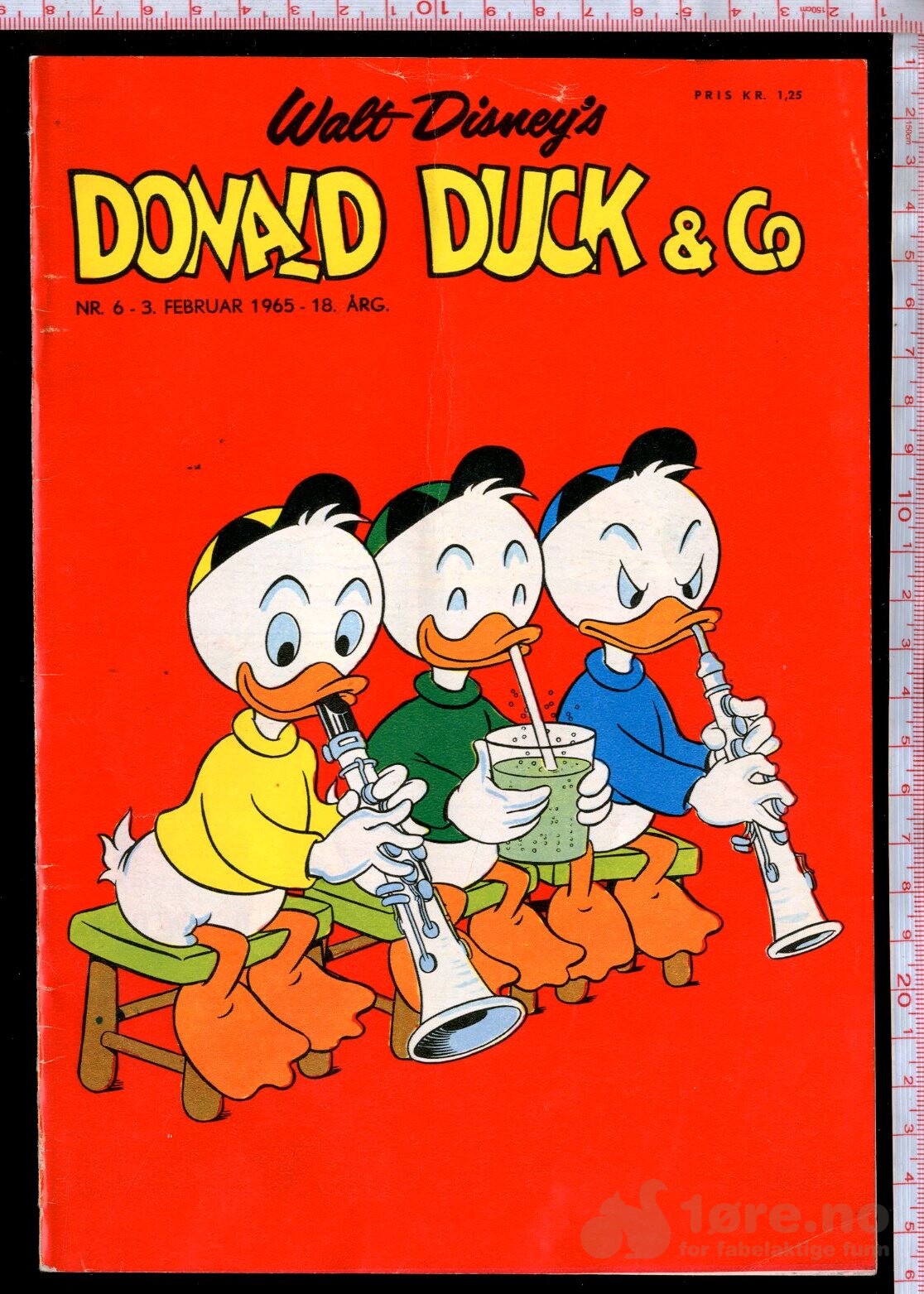 Donald Duck & co  1965 Nr.6  m/bilag