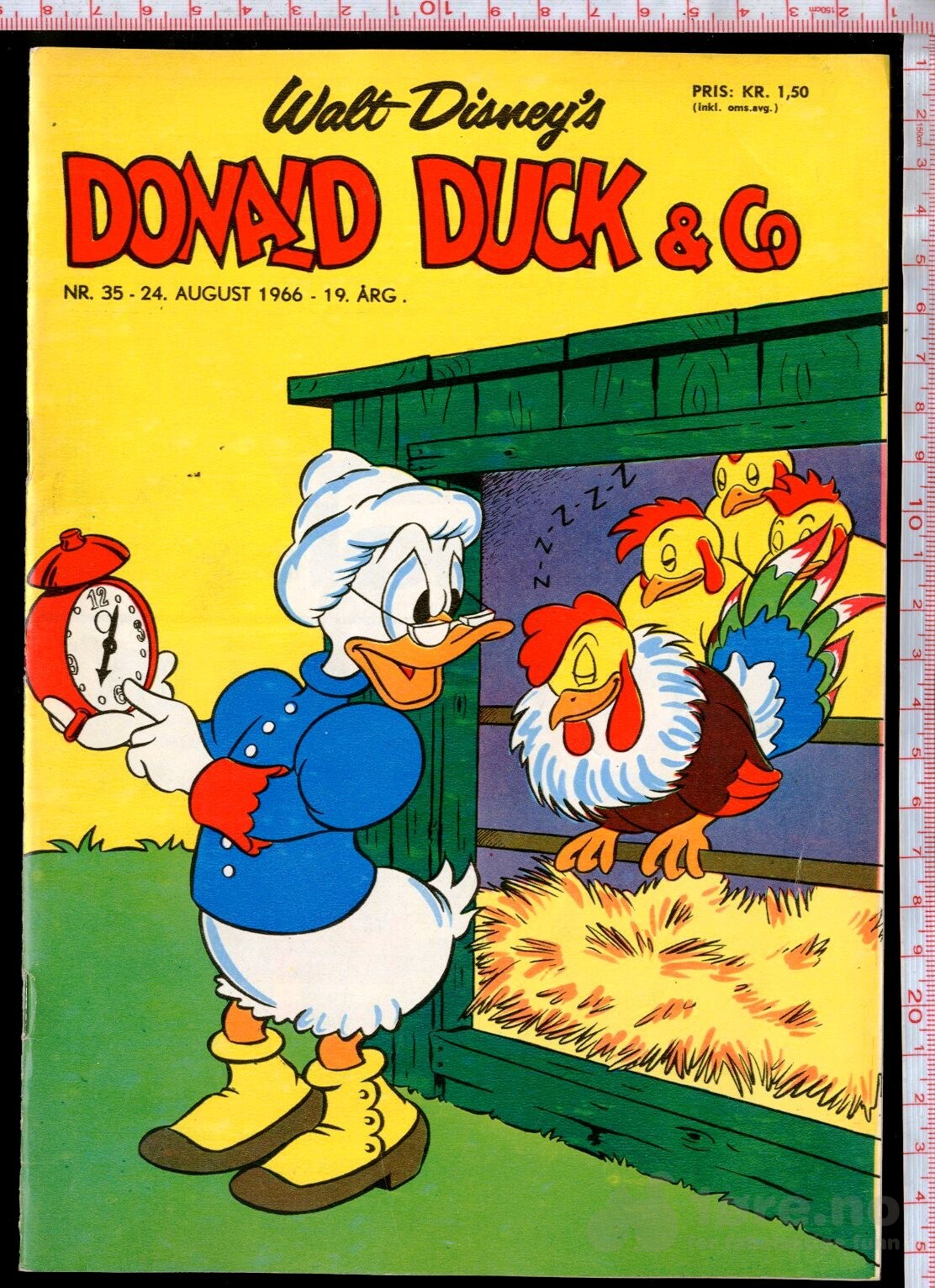 Donald Duck & co 1966 Nr.35 m/bilag