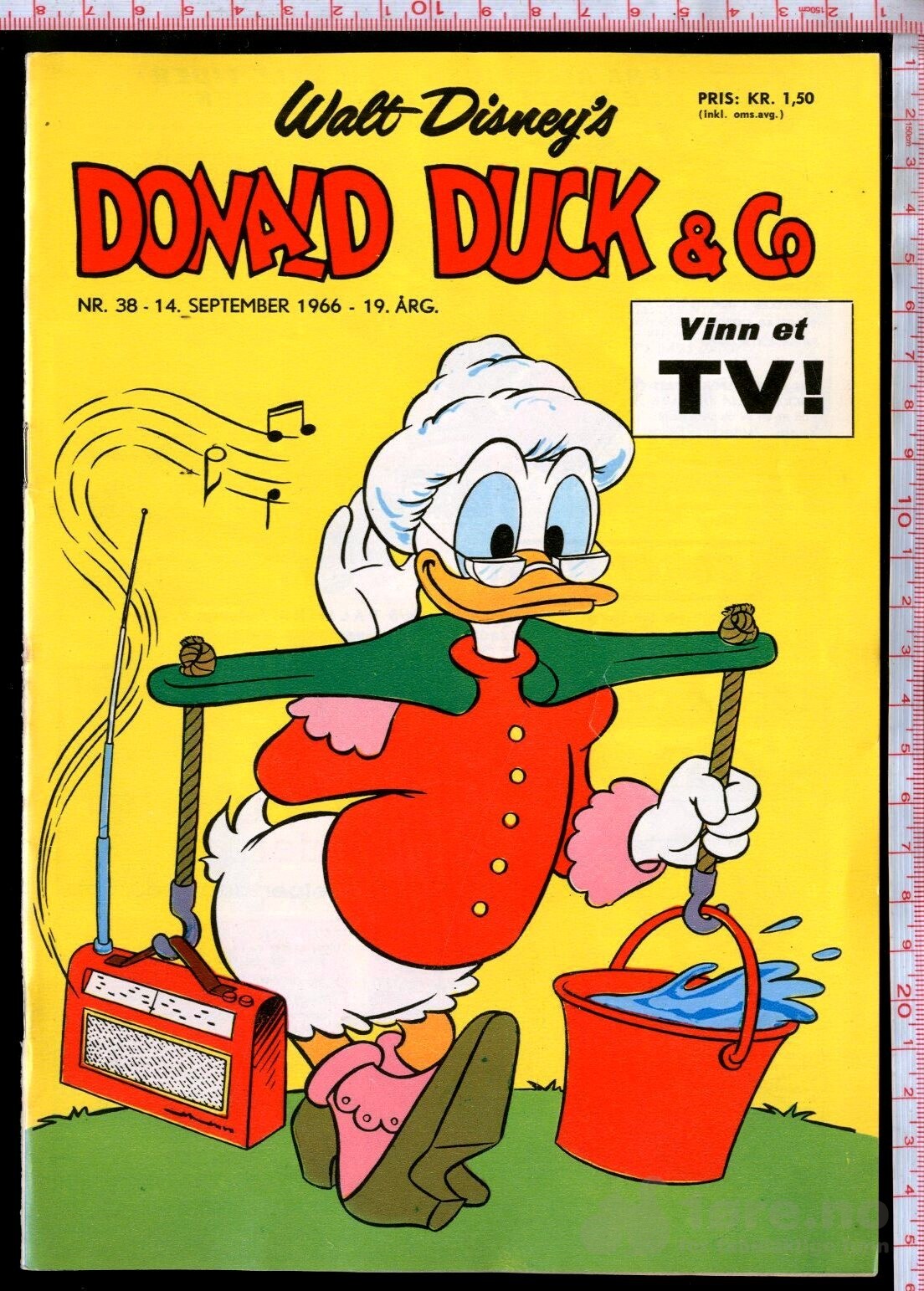Donald Duck & co 1966 Nr.38 m/bilag