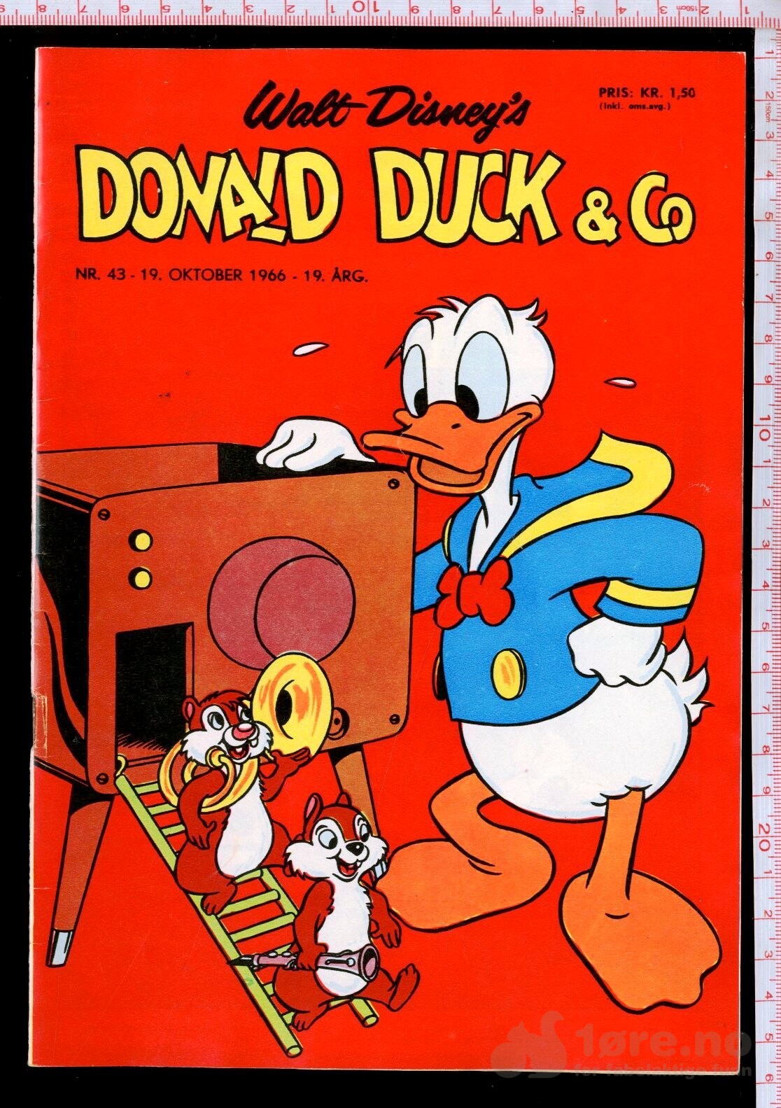 Donald Duck & co 1966 Nr.43 m/bilag