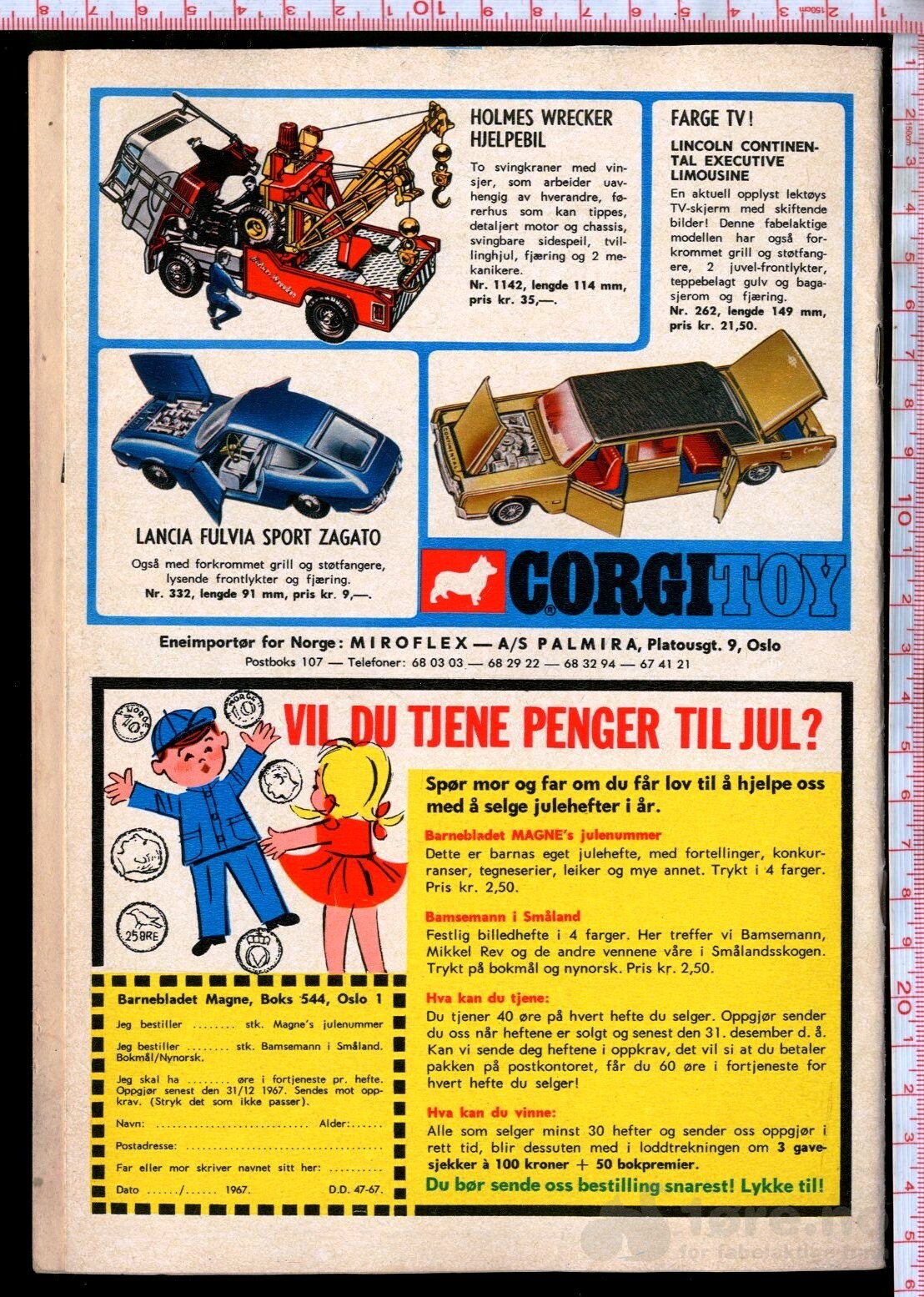 Donald Duck & co 1967 Nr.47 m/bilag, bilde 2