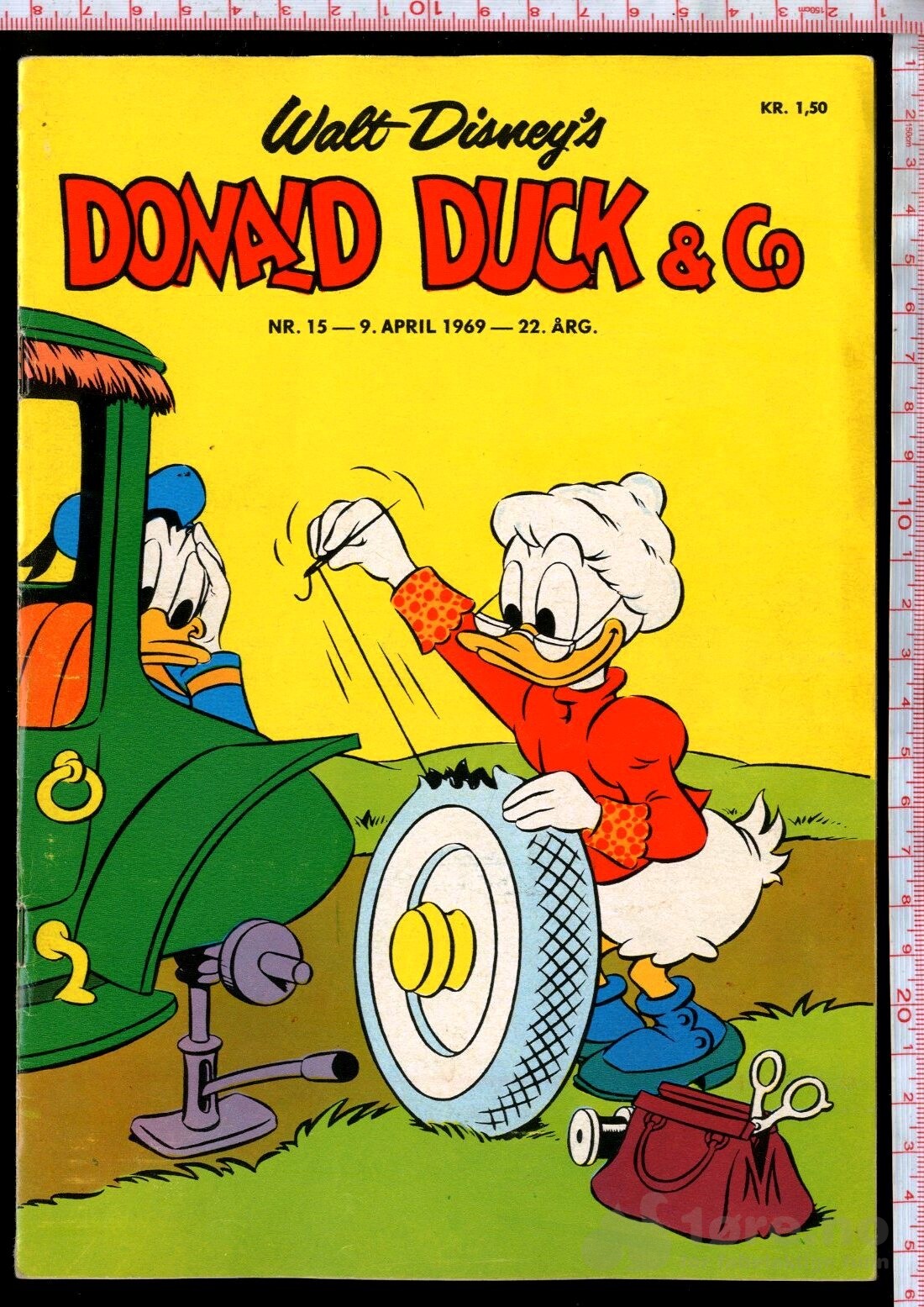 Donald Duck & co 1969 Nr.15 m/bilag