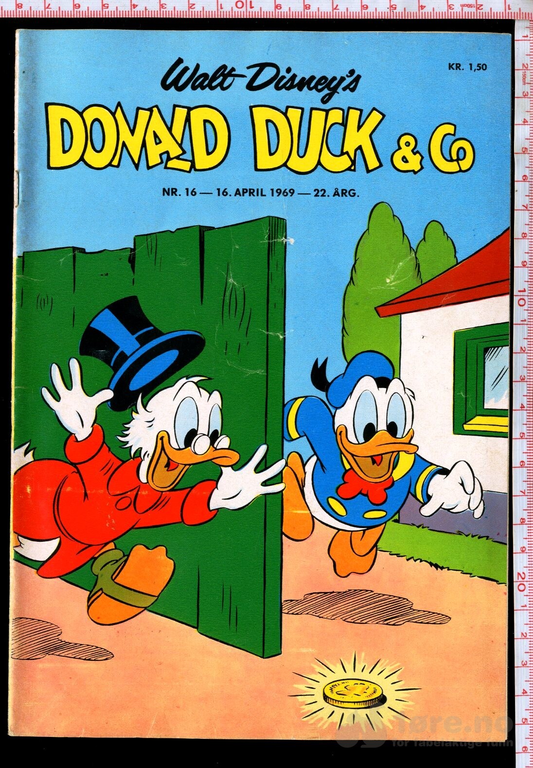 Donald Duck & co 1969 Nr.16 m/bilag