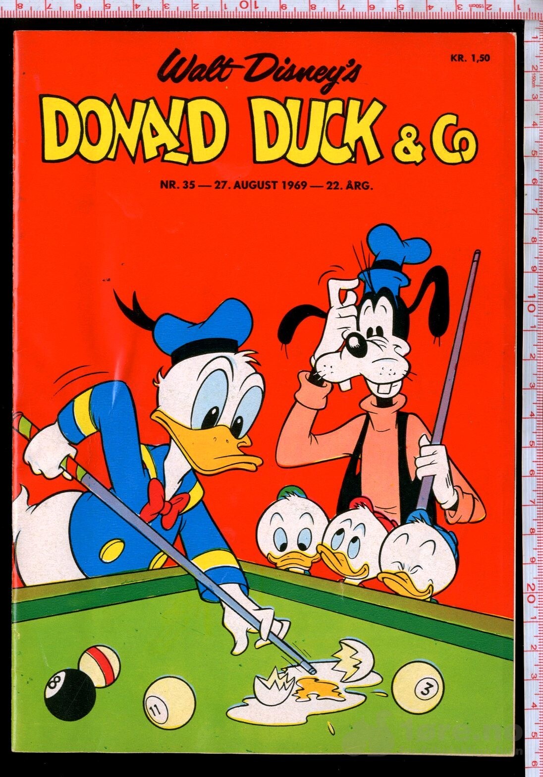 Donald Duck & co 1969 Nr.35 m/bilag