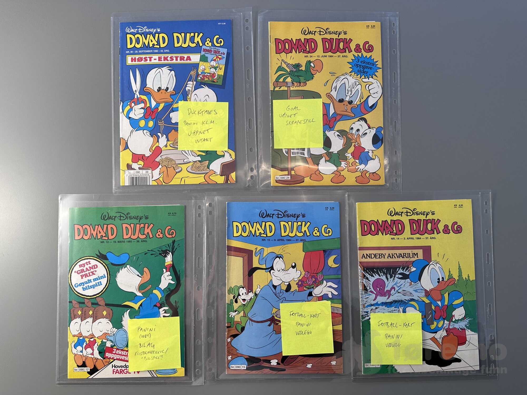 Donald Duck & Co med samlebilder/skrapespill