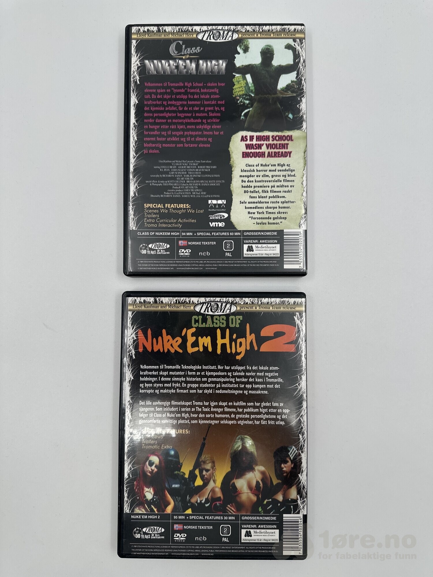 DVD - Class of Nuke’em high 1 & 2, bilde 2