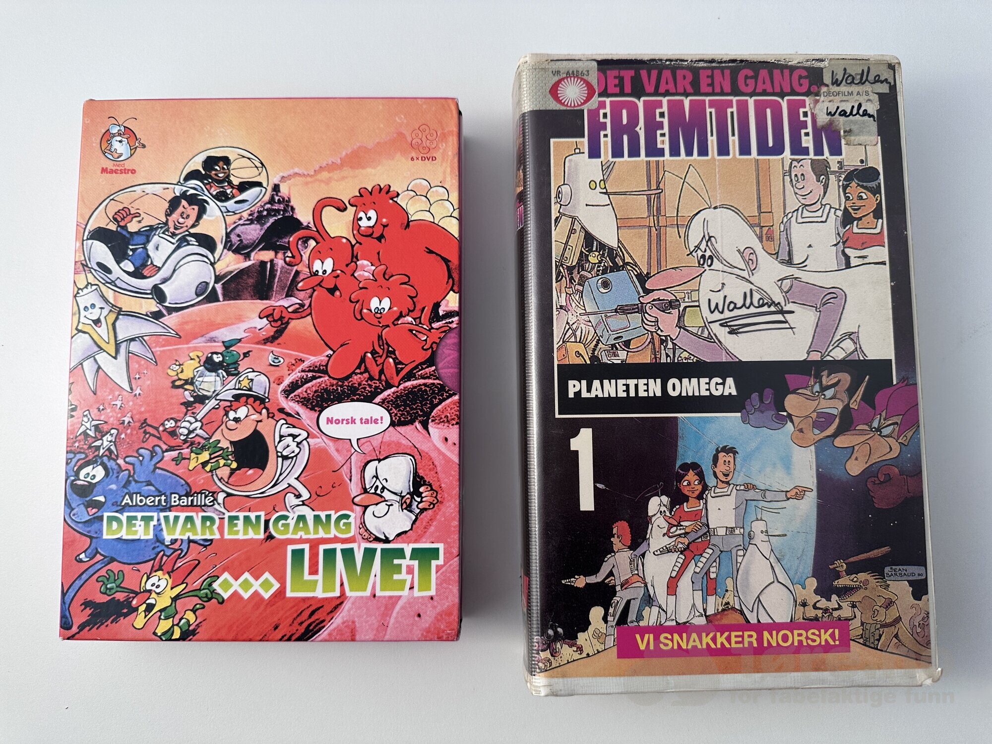 DVD samleboks / VHS - Det var en gang