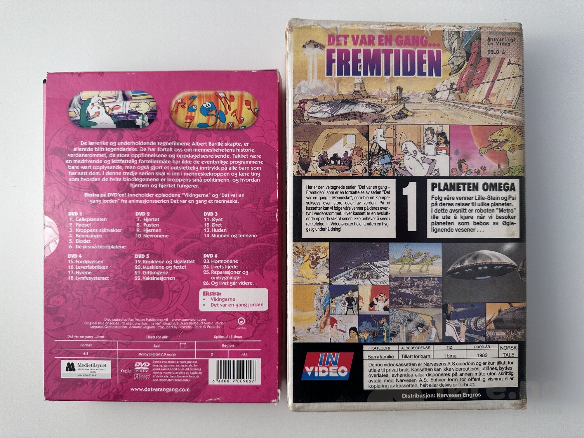 DVD samleboks / VHS - Det var en gang, bilde 3