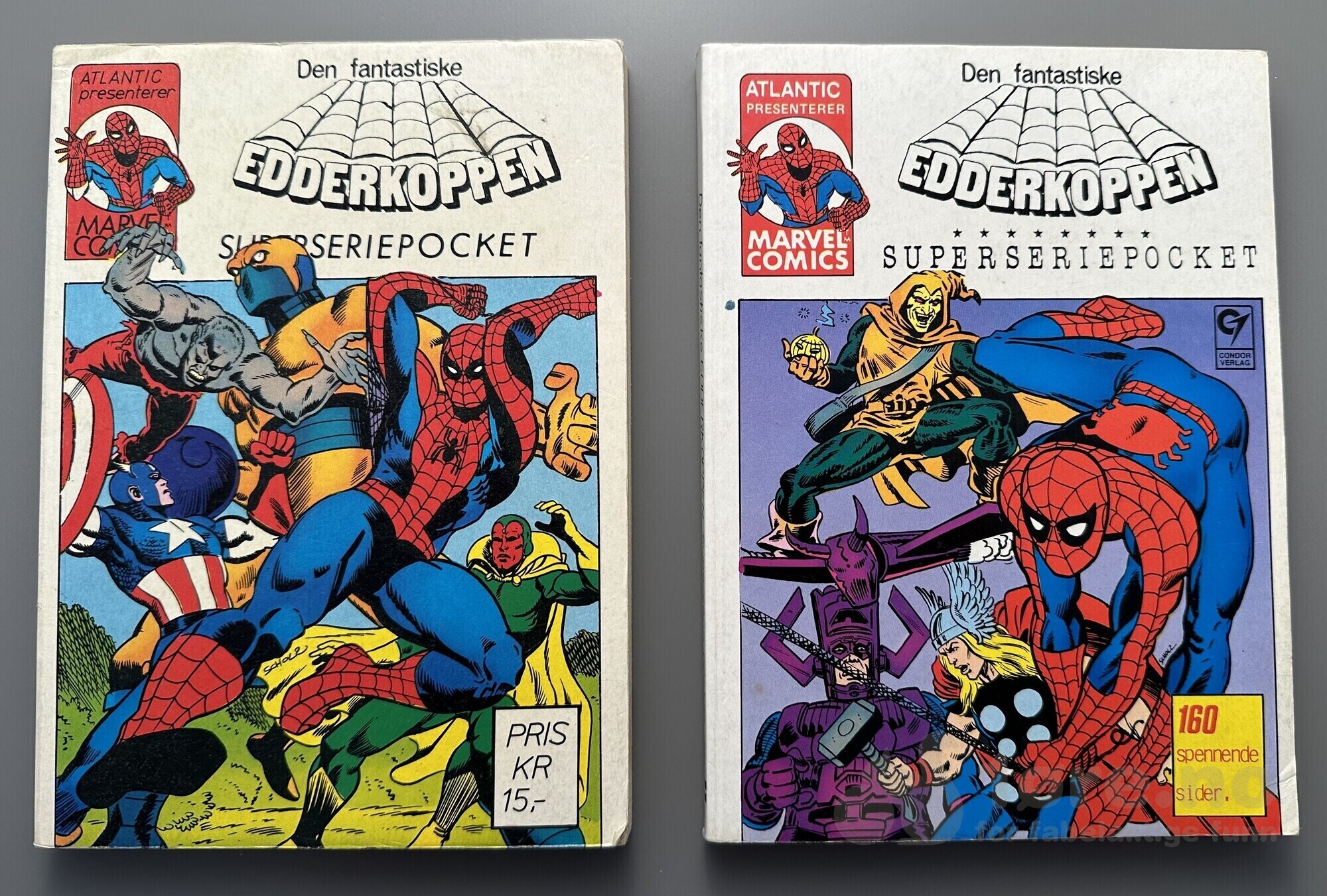 Edderkoppen Superserie-Pocket 1980-tall nr 4, 5, 7, 9, 10, 11, bilde 3