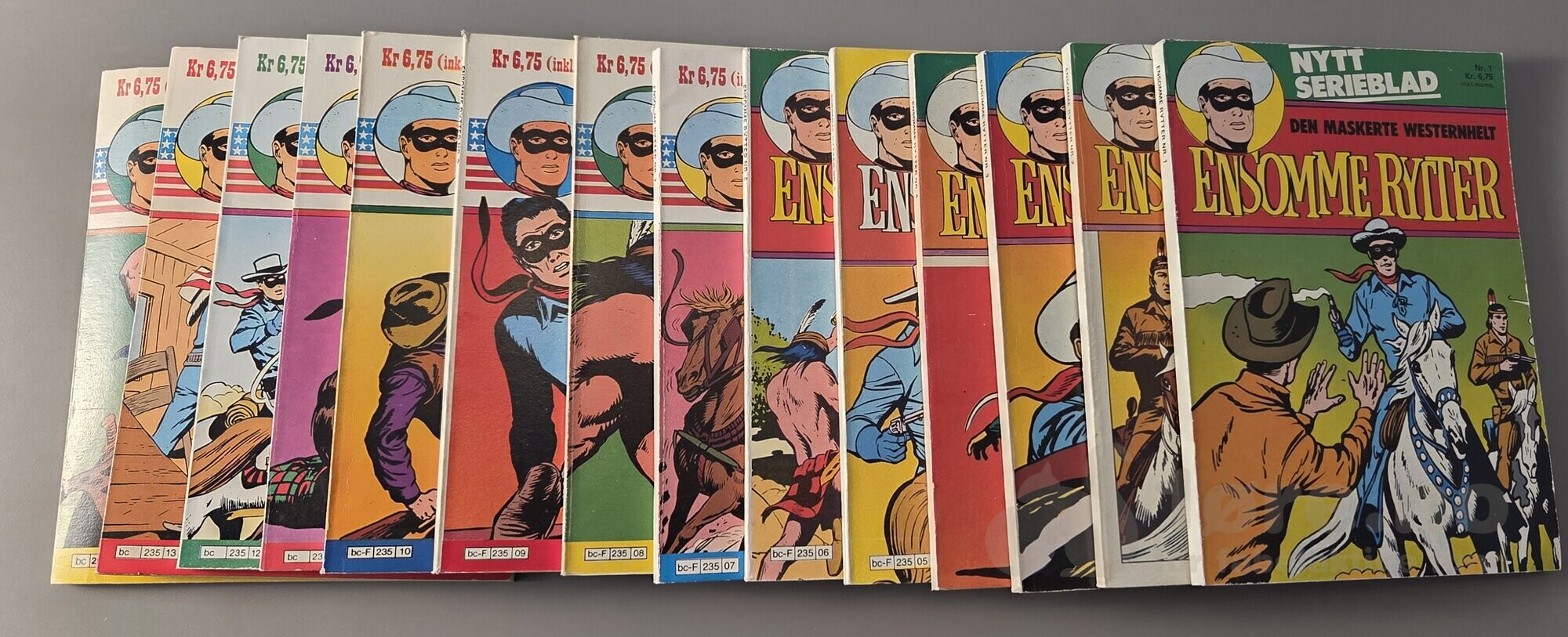 Ensomme rytter Nr. 1-14