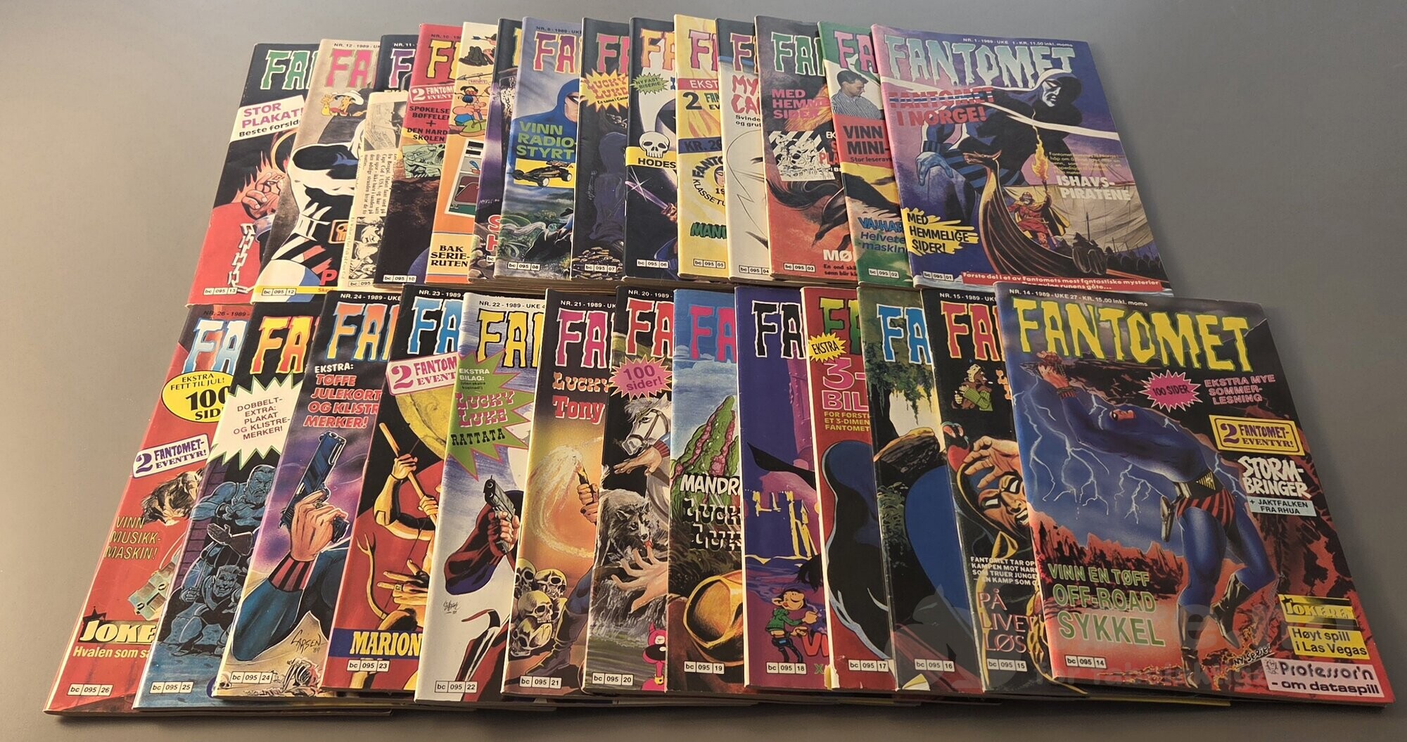 FANTOMET 1989 Nr.1-26