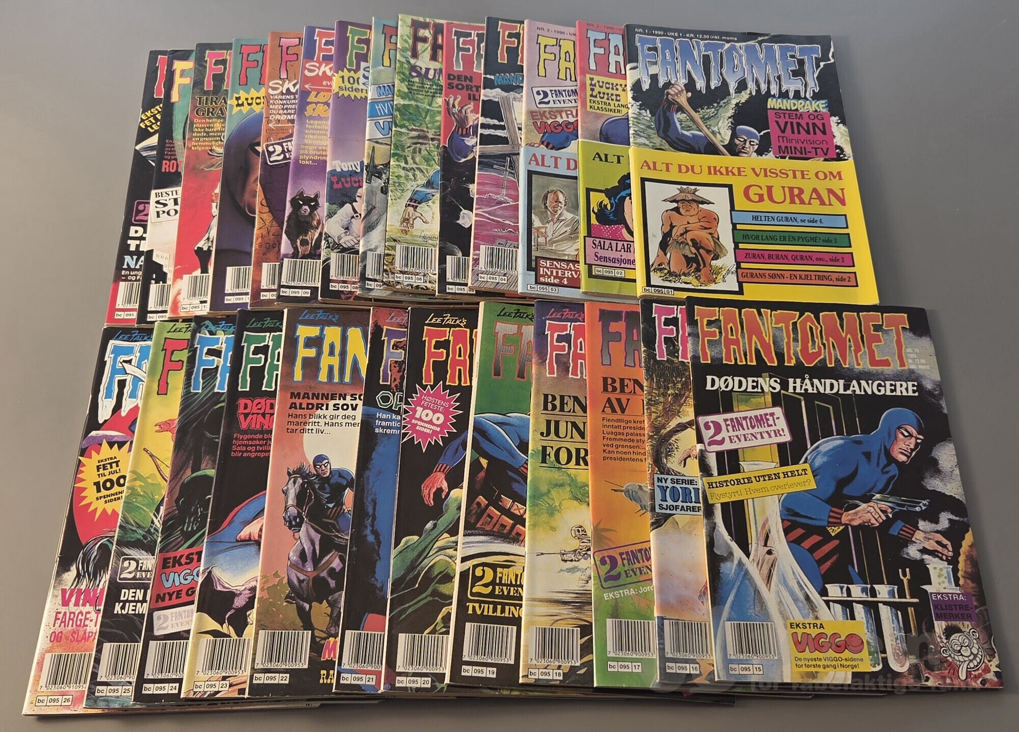 FANTOMET 1990 Nr.1-26