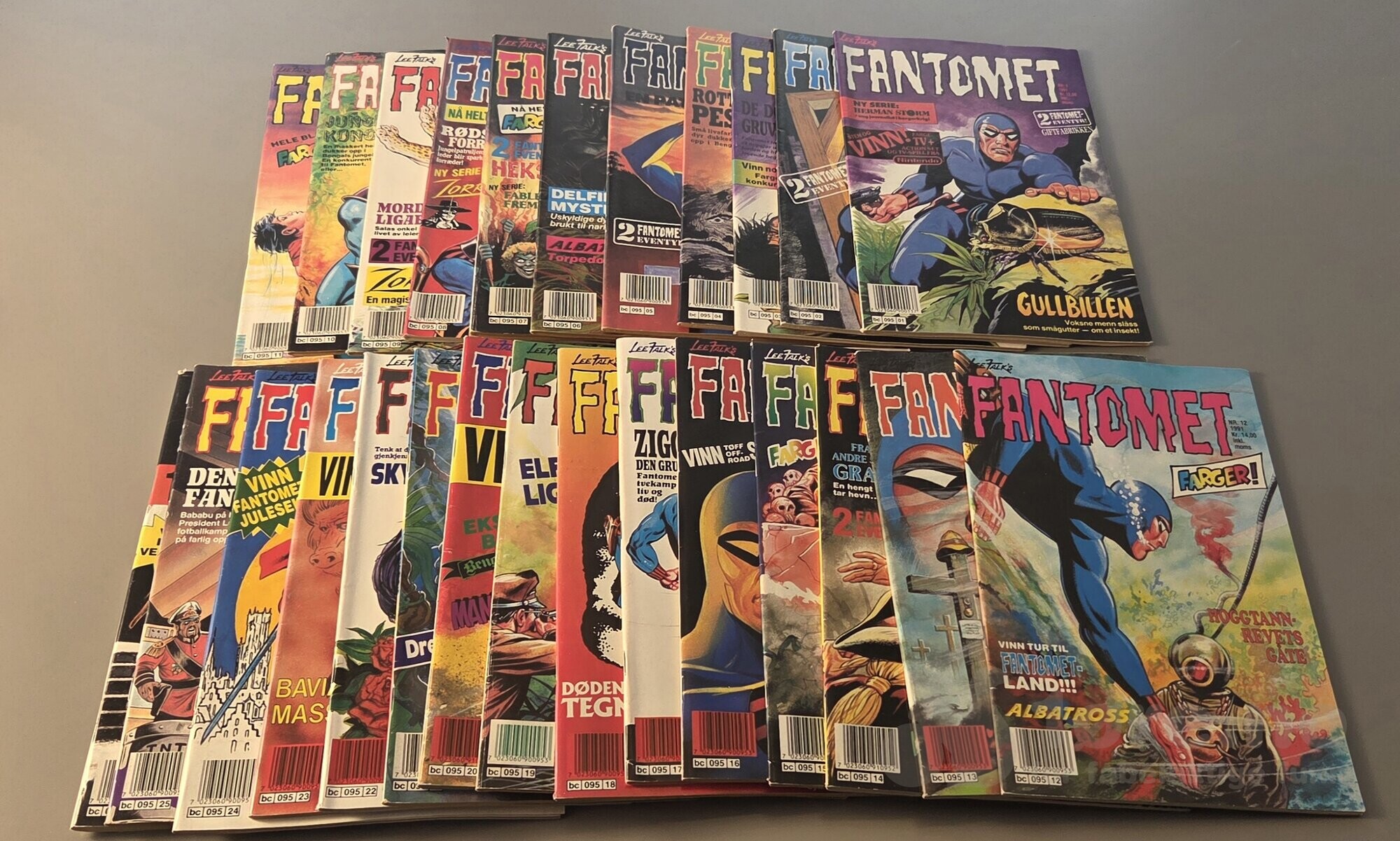 FANTOMET 1991 Nr.1-26