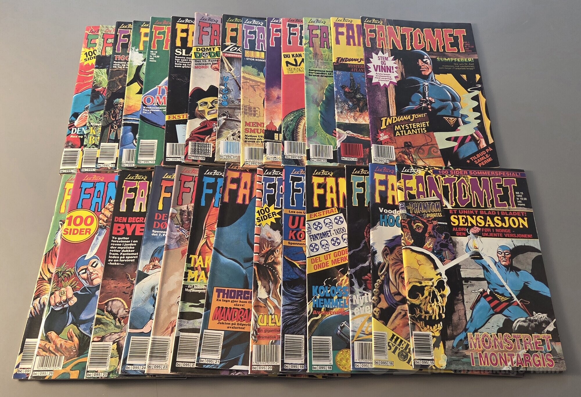 FANTOMET 1992 Nr.1-27
