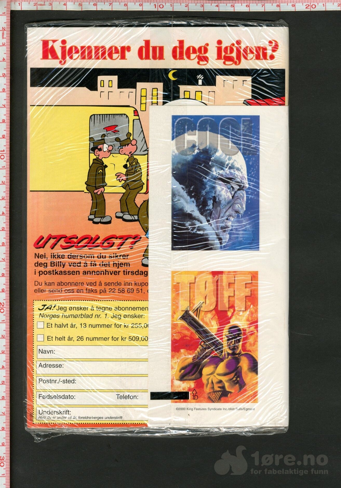 Fantomet 2000 Nr.5 med klistermerke, bilde 2