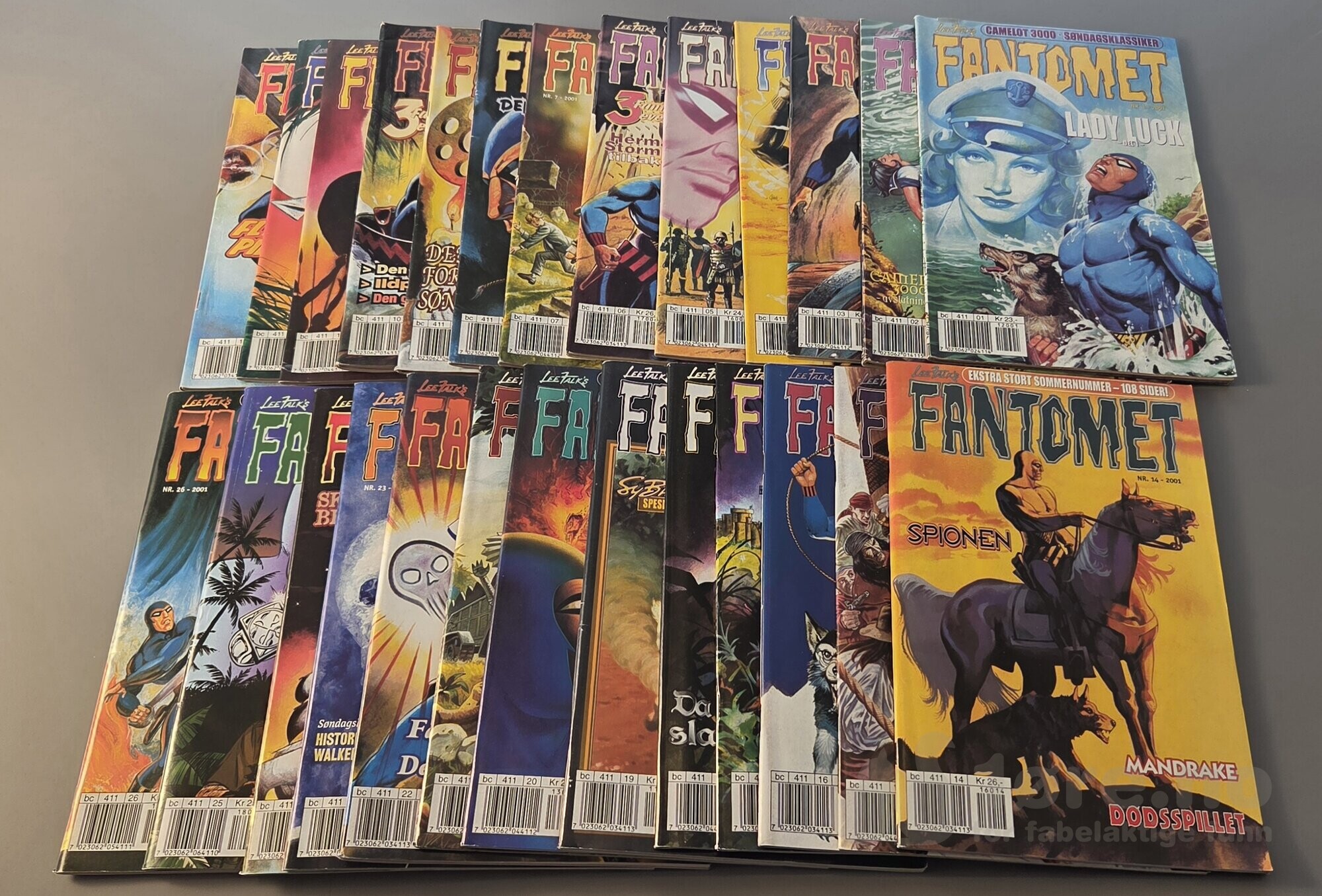 FANTOMET 2001 Nr.1-26