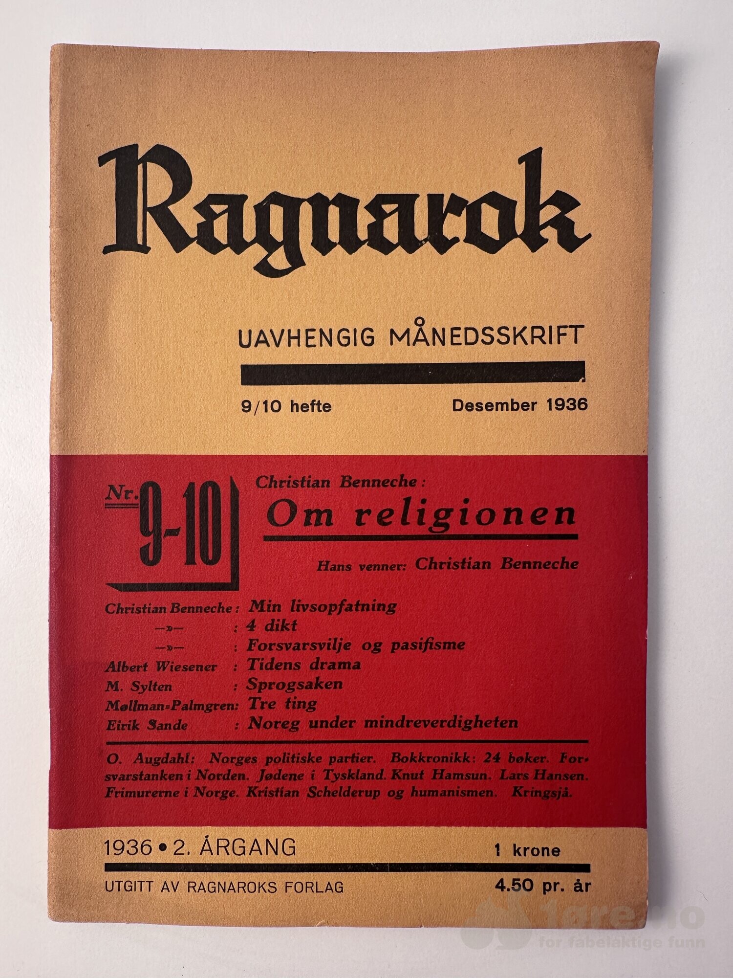 Fritt Ord og Ragnarok, bilde 3