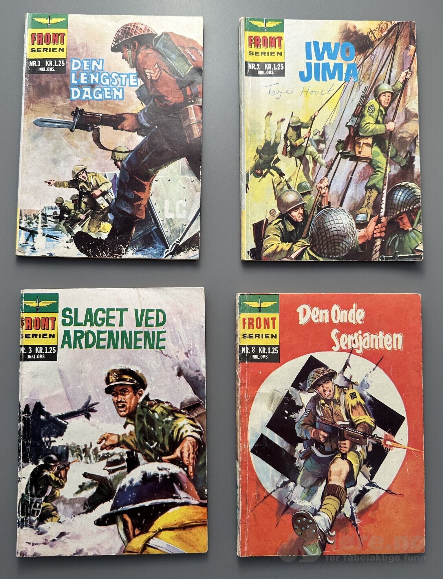 Front Serien nr 1-3, 8 1965-66 ink. første nr i serien!