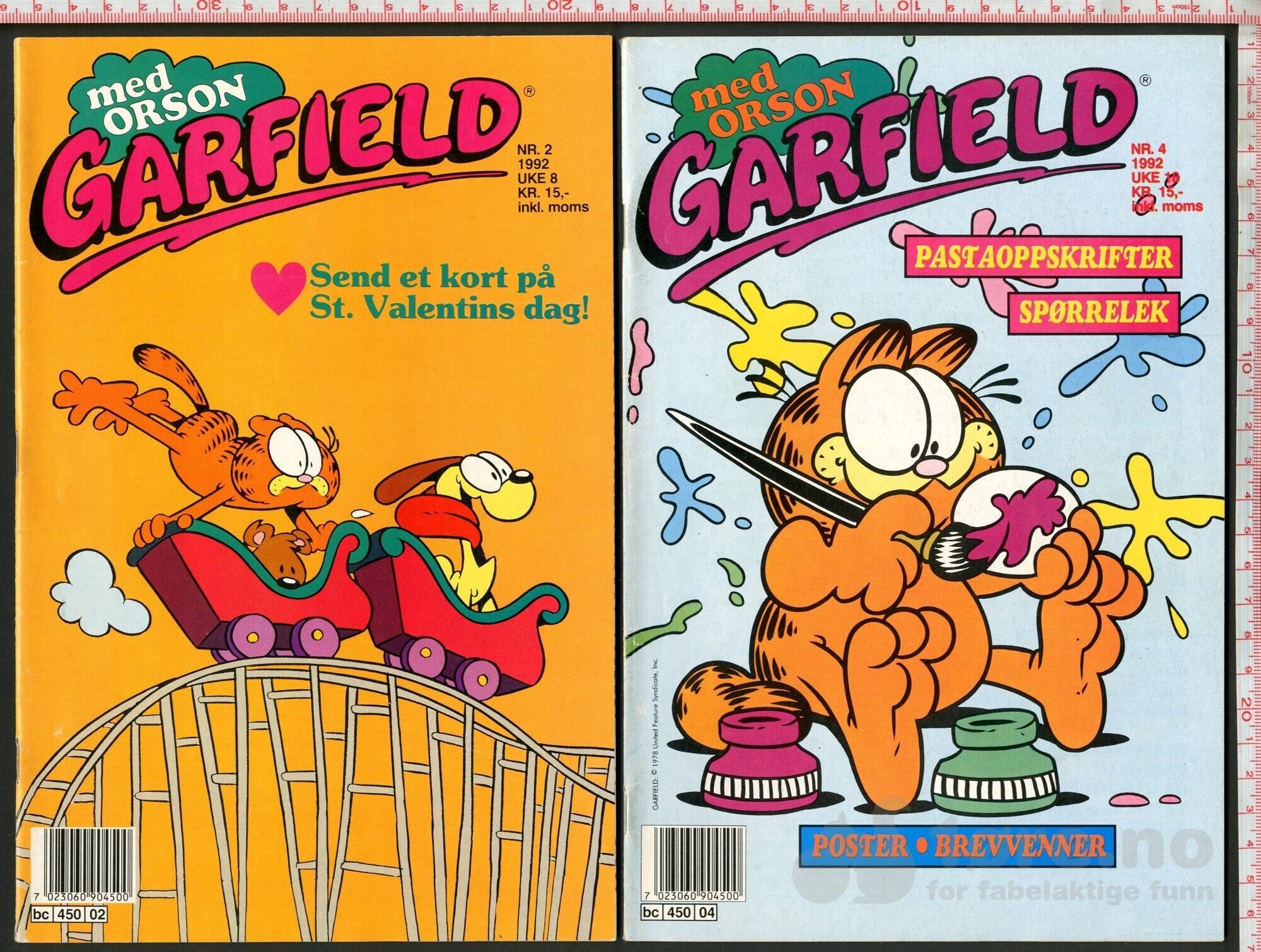 Garfield med Orson 1992 - 1994