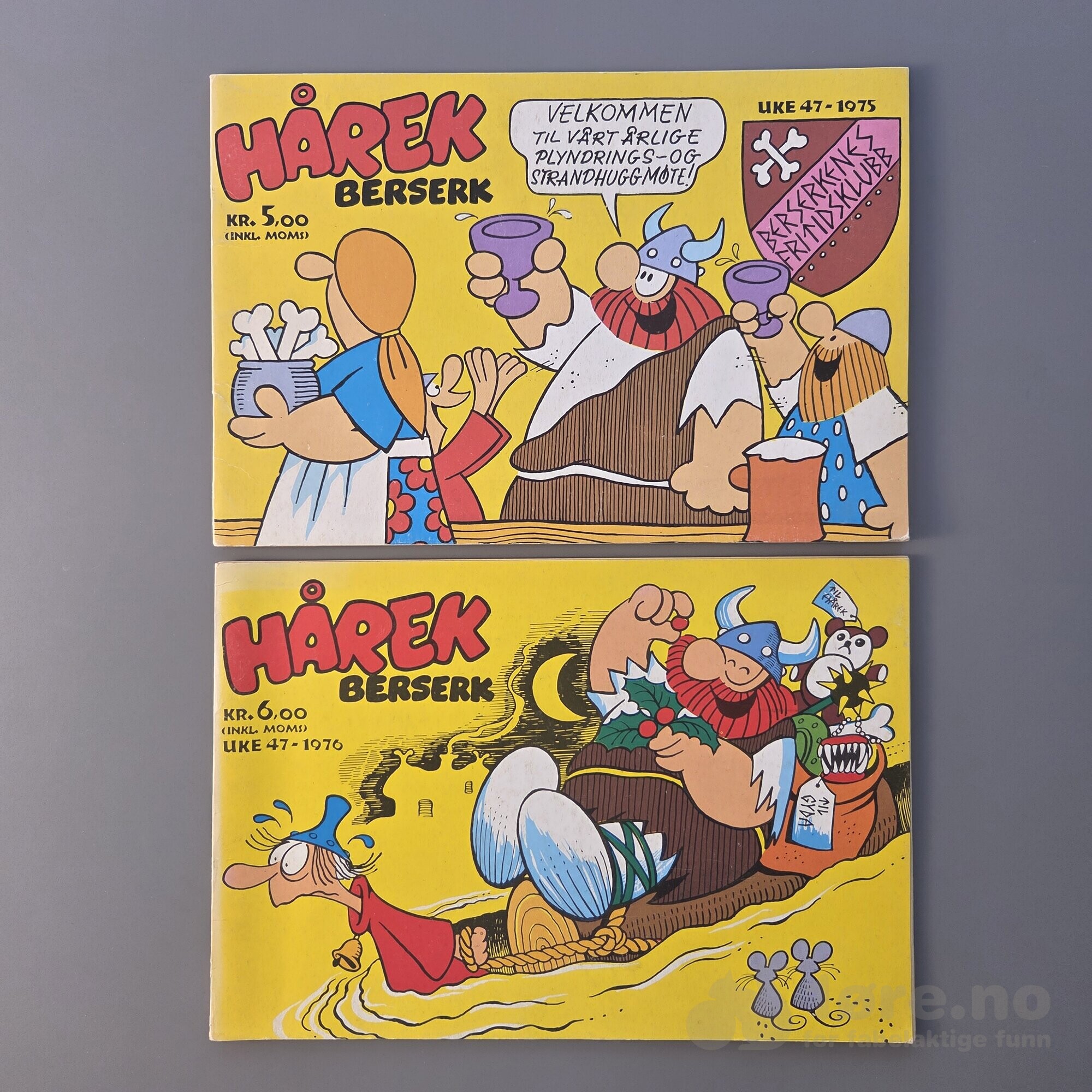 Hårek Berserk Julehefte 1975-1979