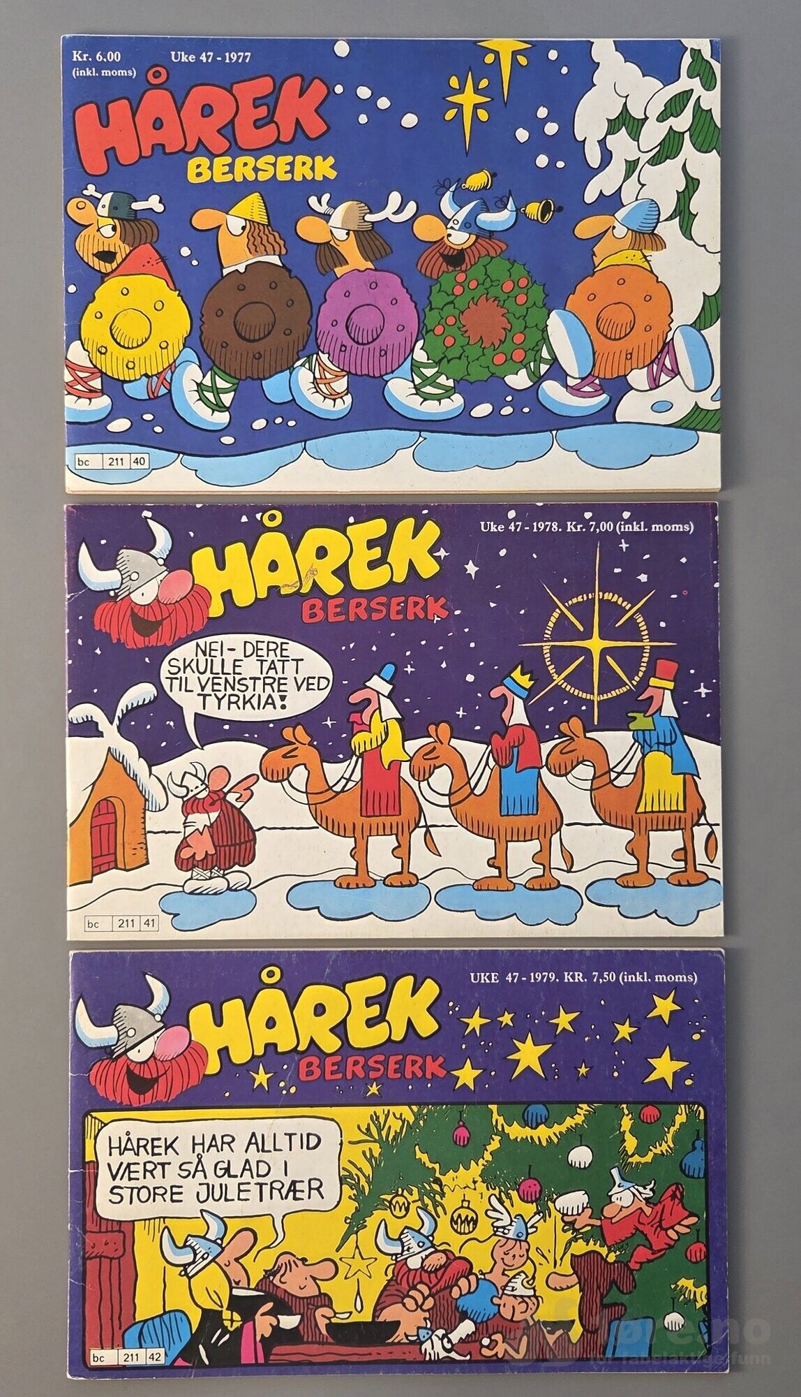 Hårek Berserk Julehefte 1975-1979, bilde 3