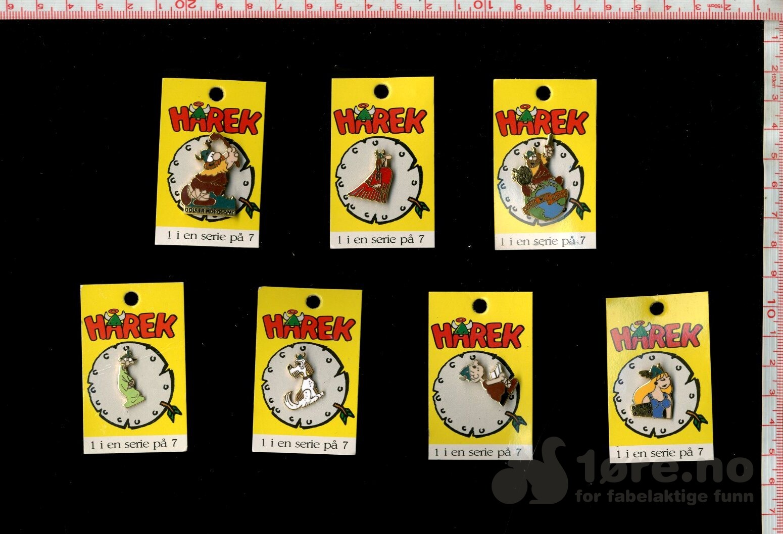 Hårek pins 1990-tallet