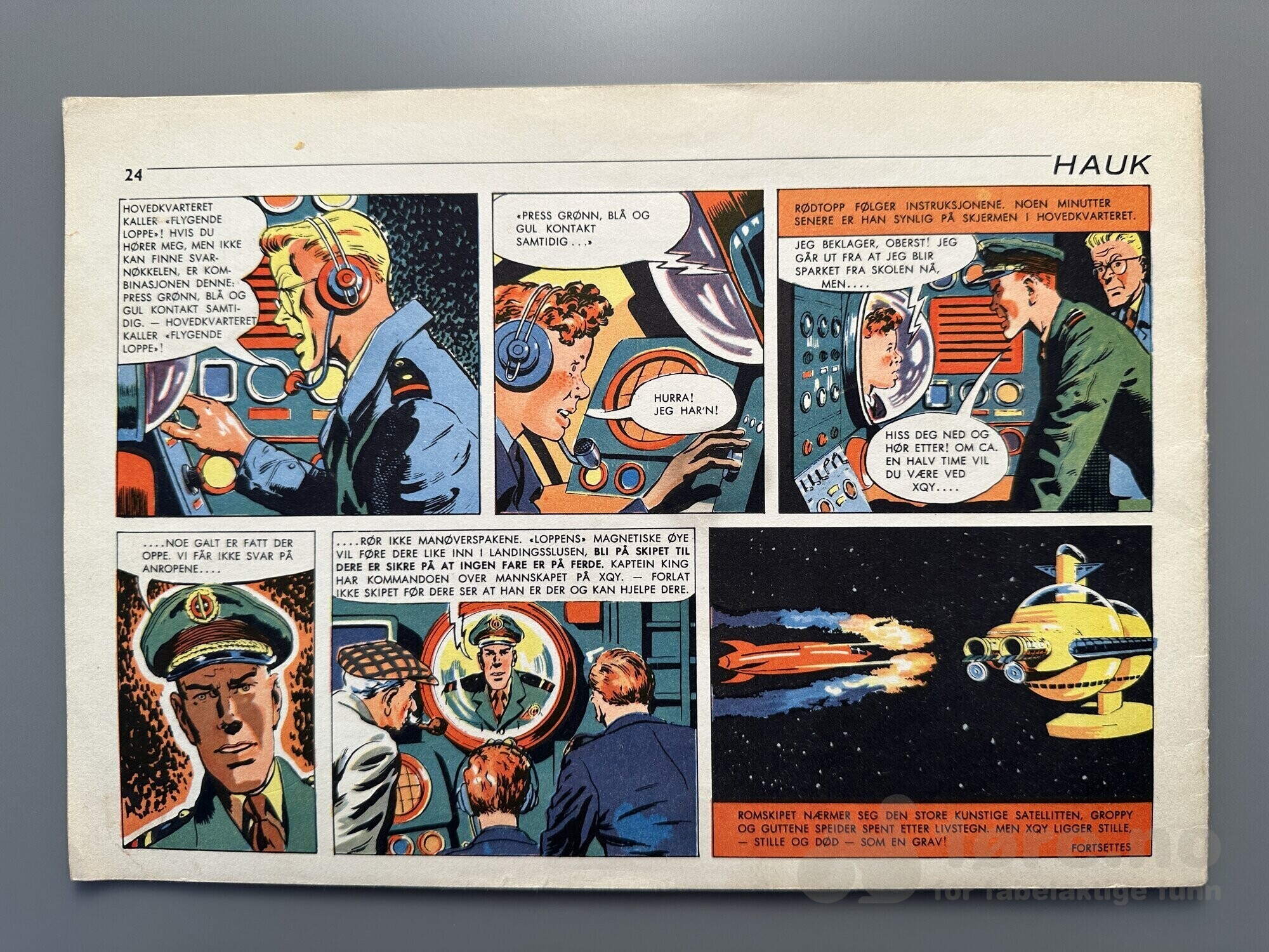 Hauk 1955 komplett nr 1-4 + Prøvernummer!, bilde 6