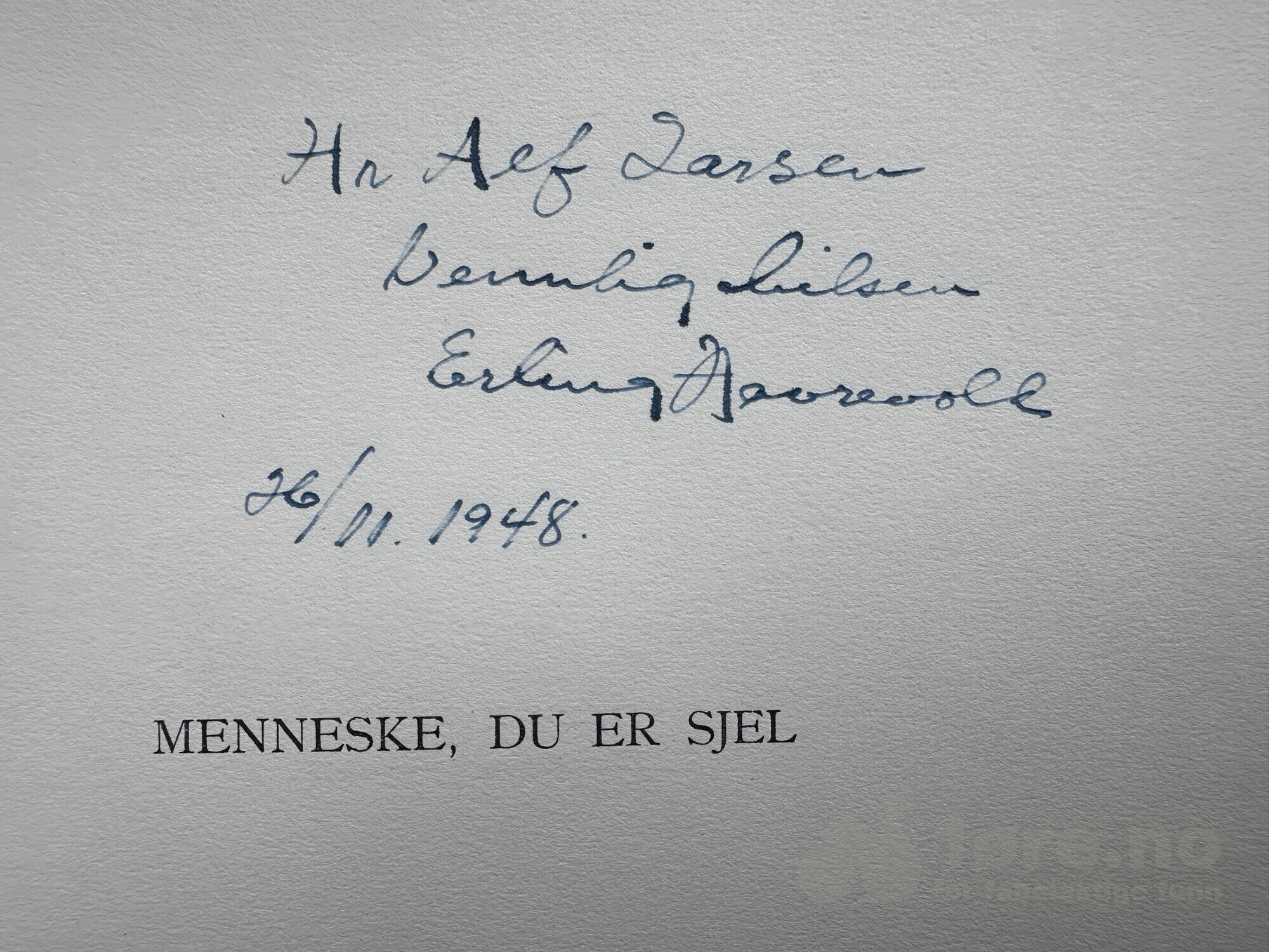 Havrevold, Erling - Menneske du er sjel (1948)