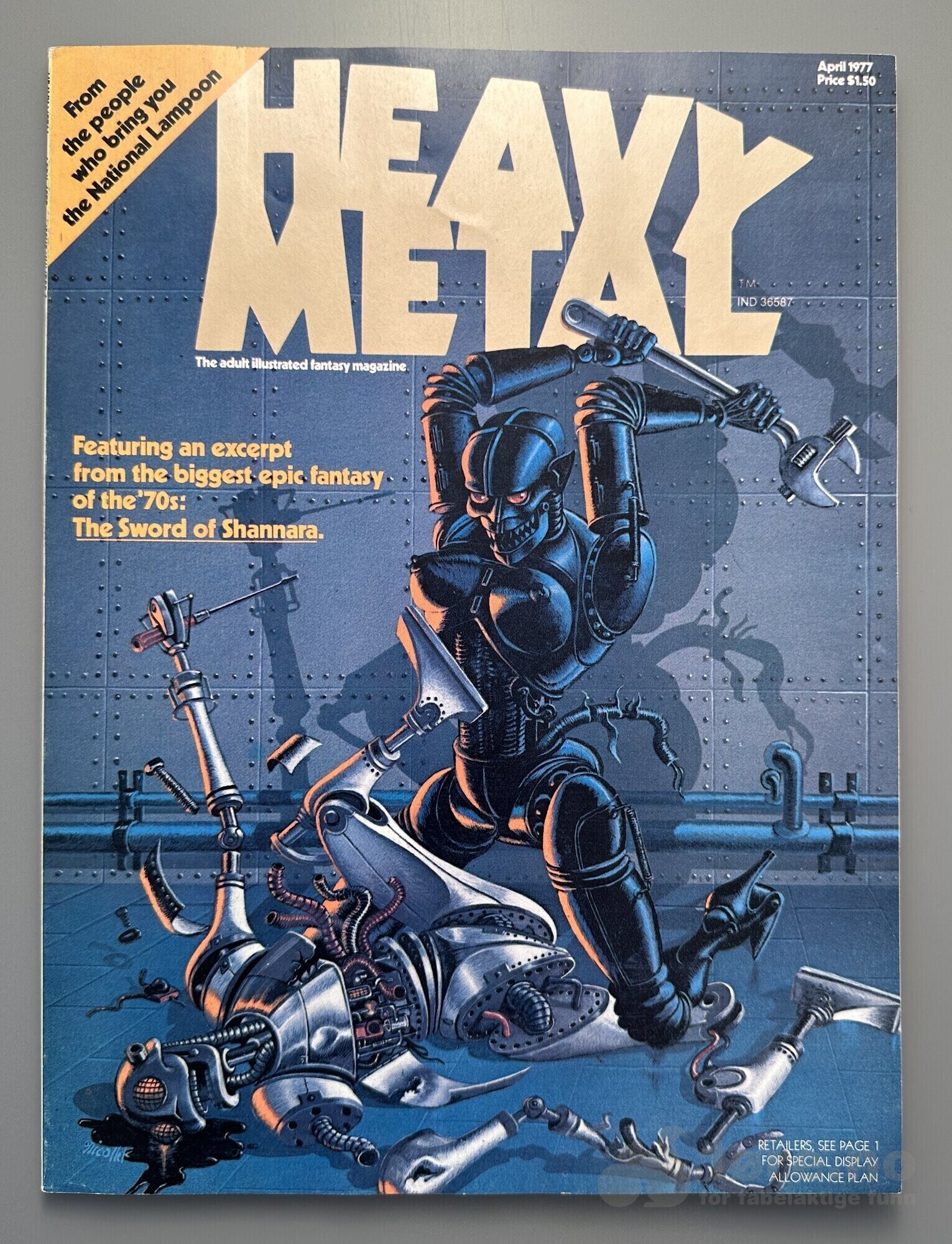 Heavy Metal 1977 nr 1 - Første nummer i serien!