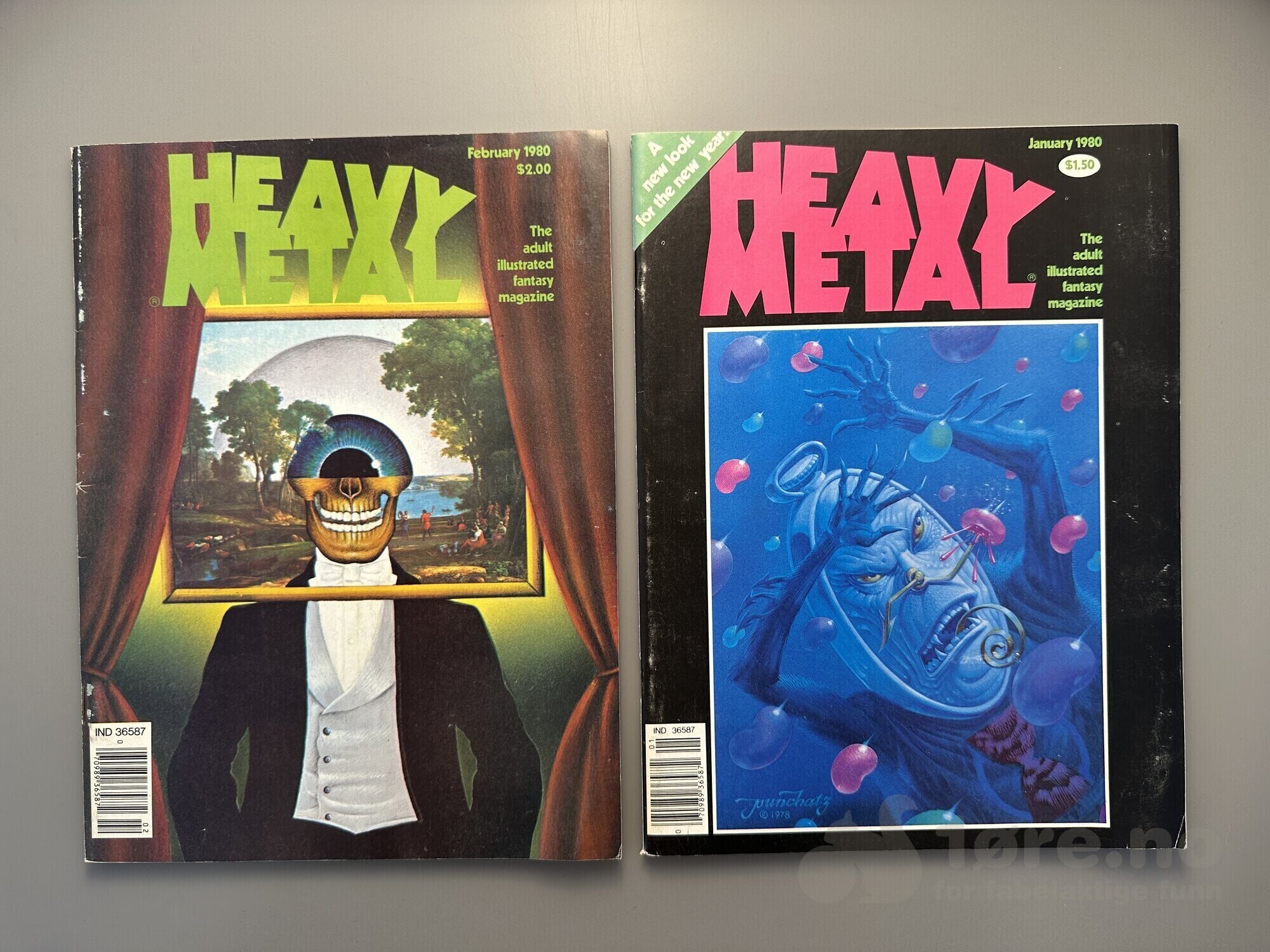 Heavy Metal 1980 komplett nr 1-12