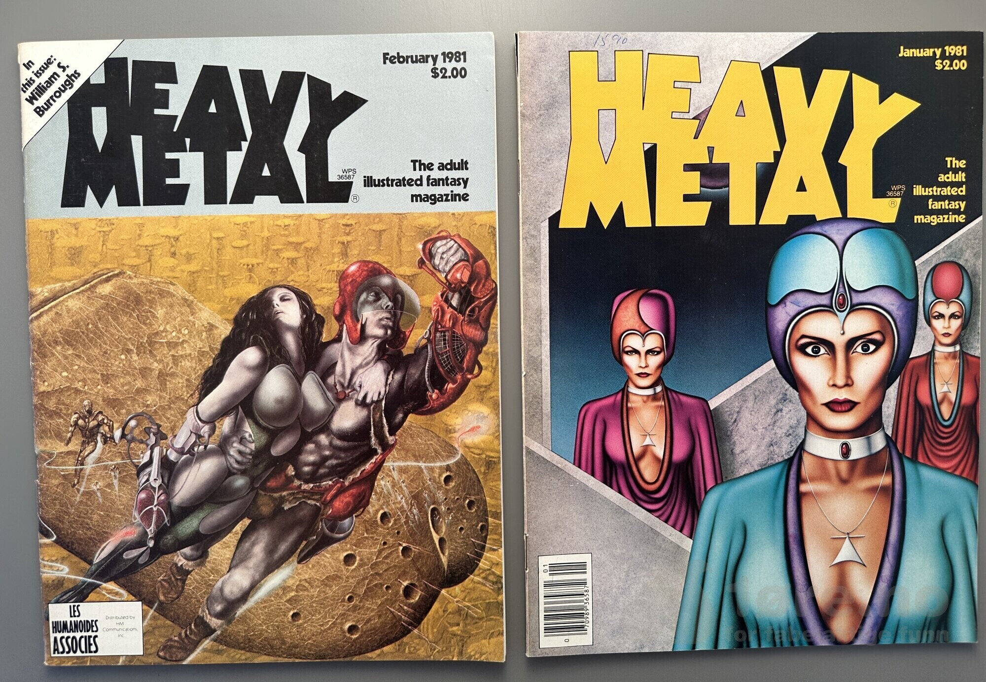 Heavy Metal 1981 komplett nr 1-12