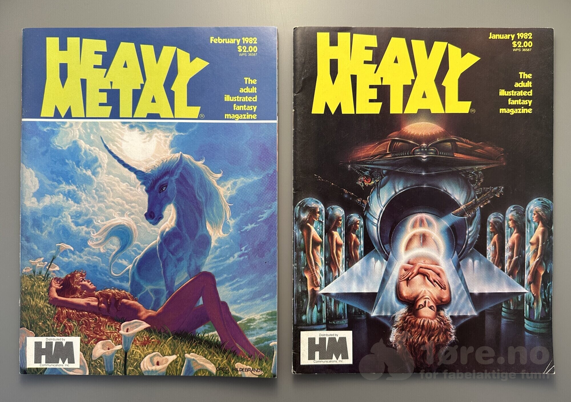 Heavy Metal 1982 lott 8 stk