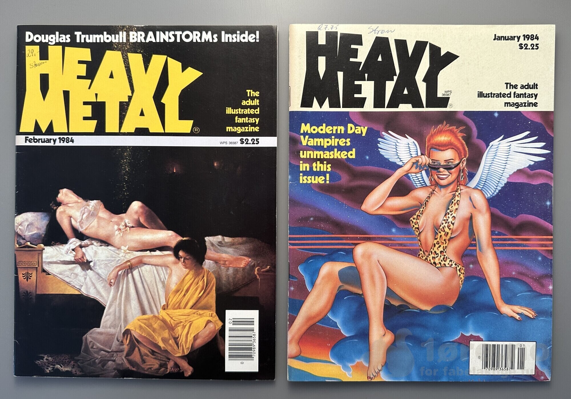 Heavy Metal 1984 lott 7 stk