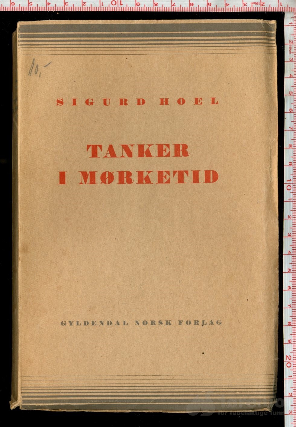 Hoel, Sigurd - Tanker i mørketid (1945)