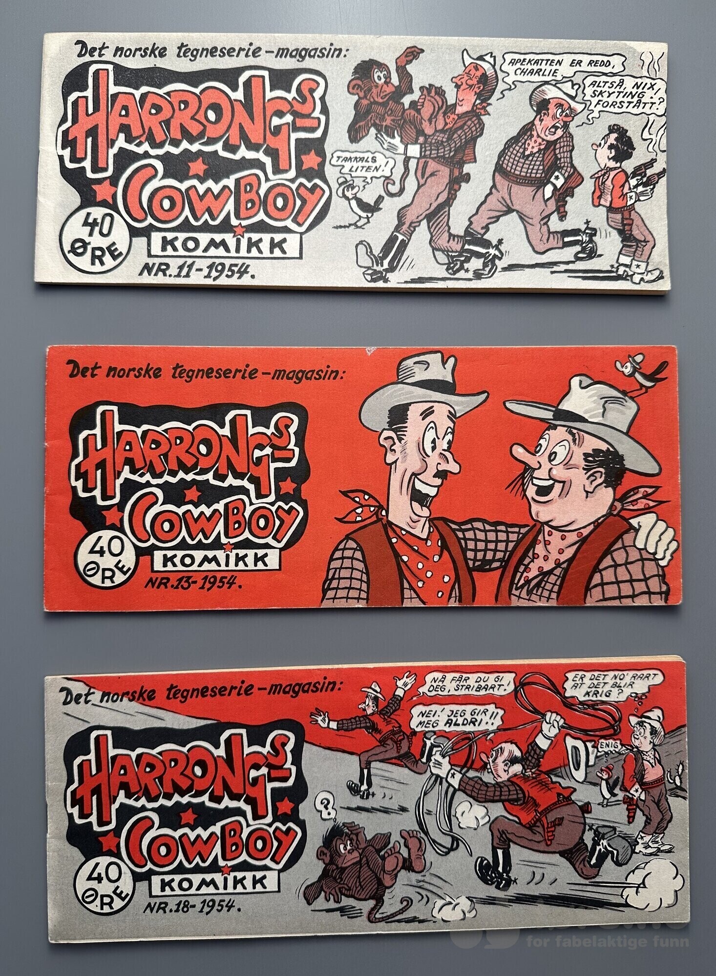 Harrongs Cowboy Komikk lott 1954-1955, bilde 3