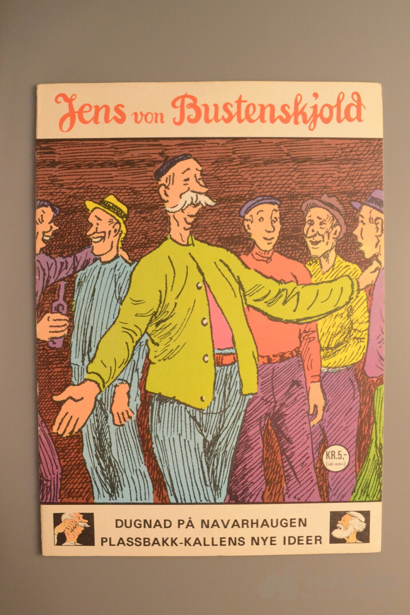 Jens von Bustenskjold 1972 første nr i serien!
