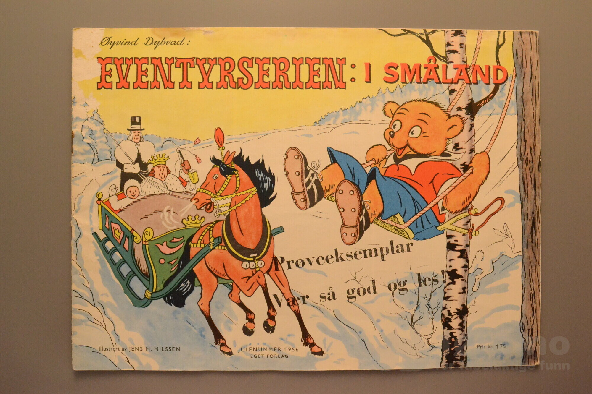 PRØVEEKSEMPLAR! Bamsemann - Eventyrserien i Småland 1956 Bokmål
