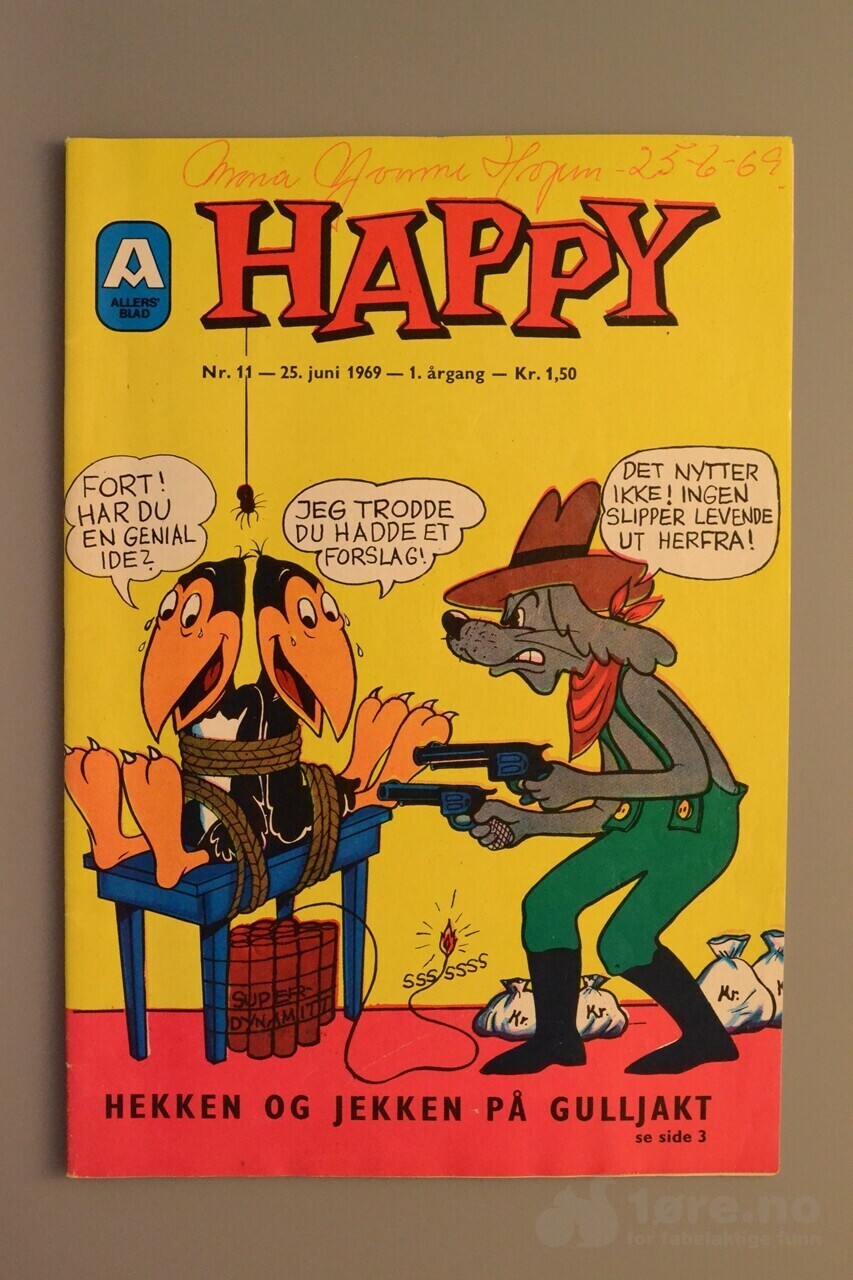 Happy 10 stk 1969 ink første nr i serien!, bilde 9
