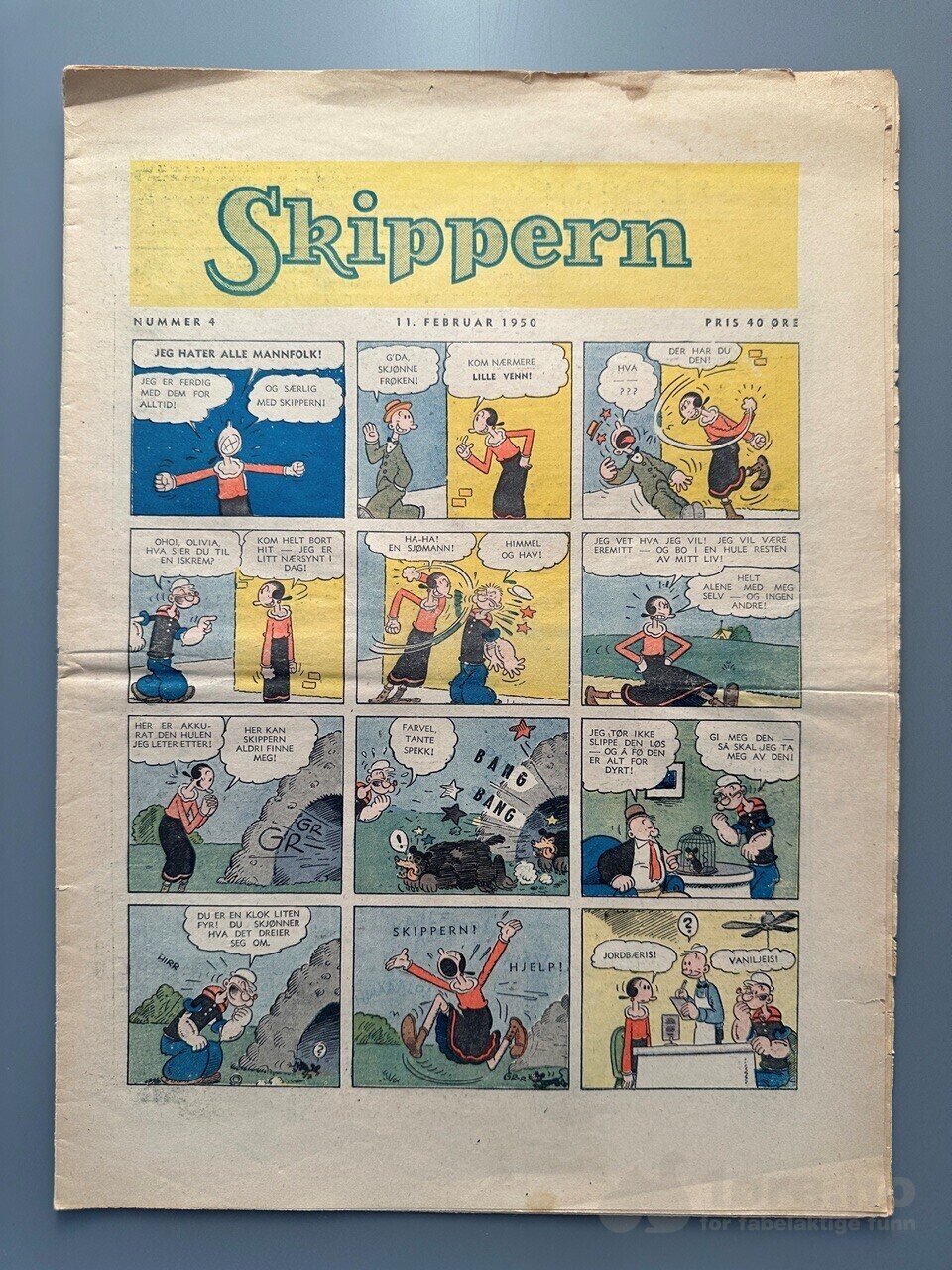 Skippern 9 stk 1950-1953
