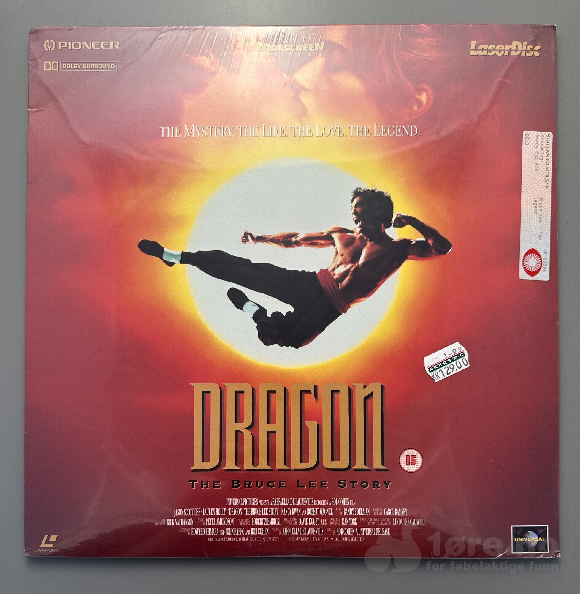 LaserDisc - Dragon The Bruce Lee Story!