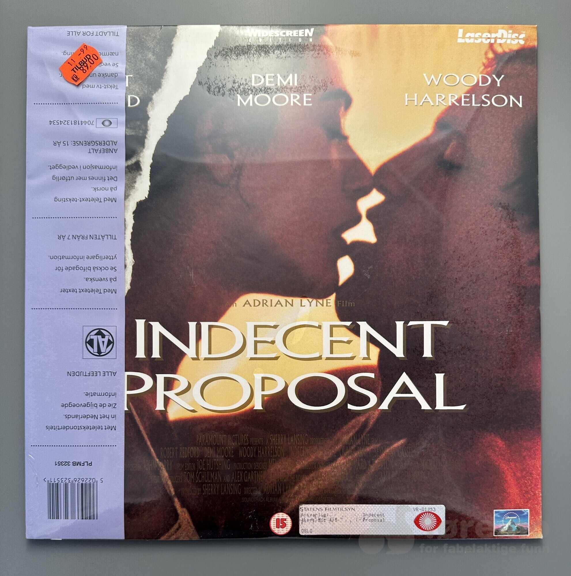 LaserDisc - Indecent Proposal