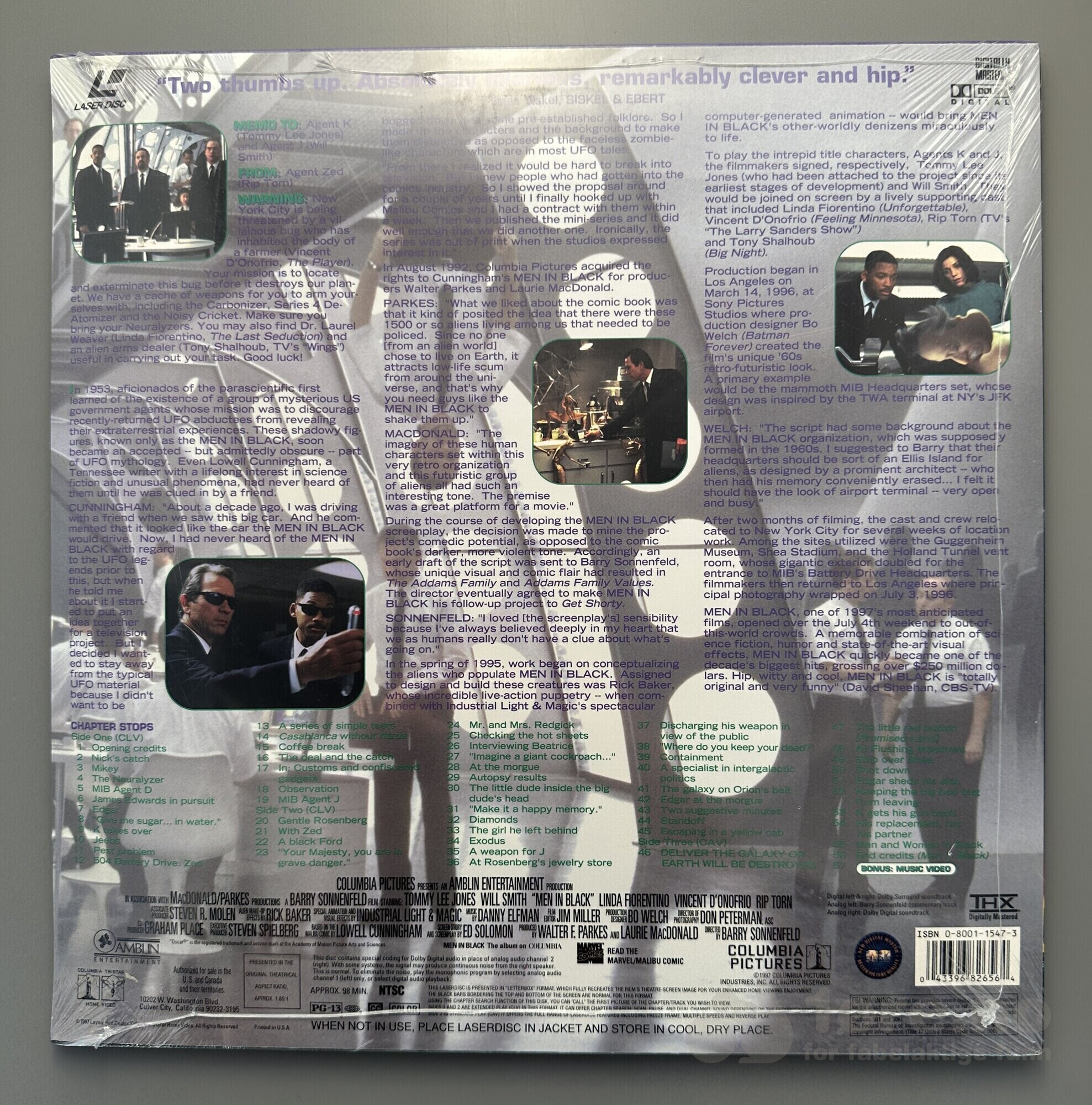 LaserDisc - Men in Black, bilde 2